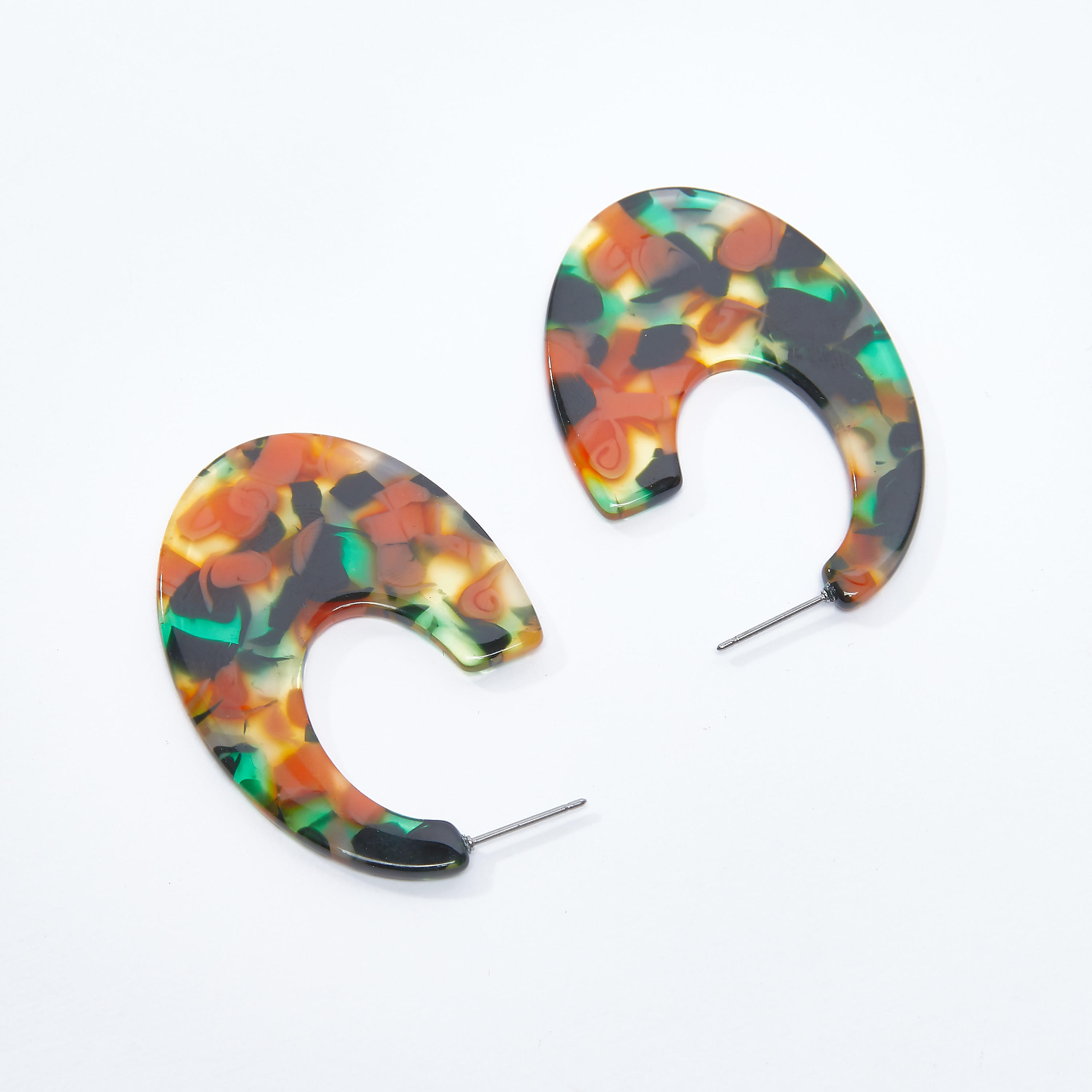 Printed Earrings with Pushback Closure-women-watchesandjewellery-jewellery-earrings-image-3