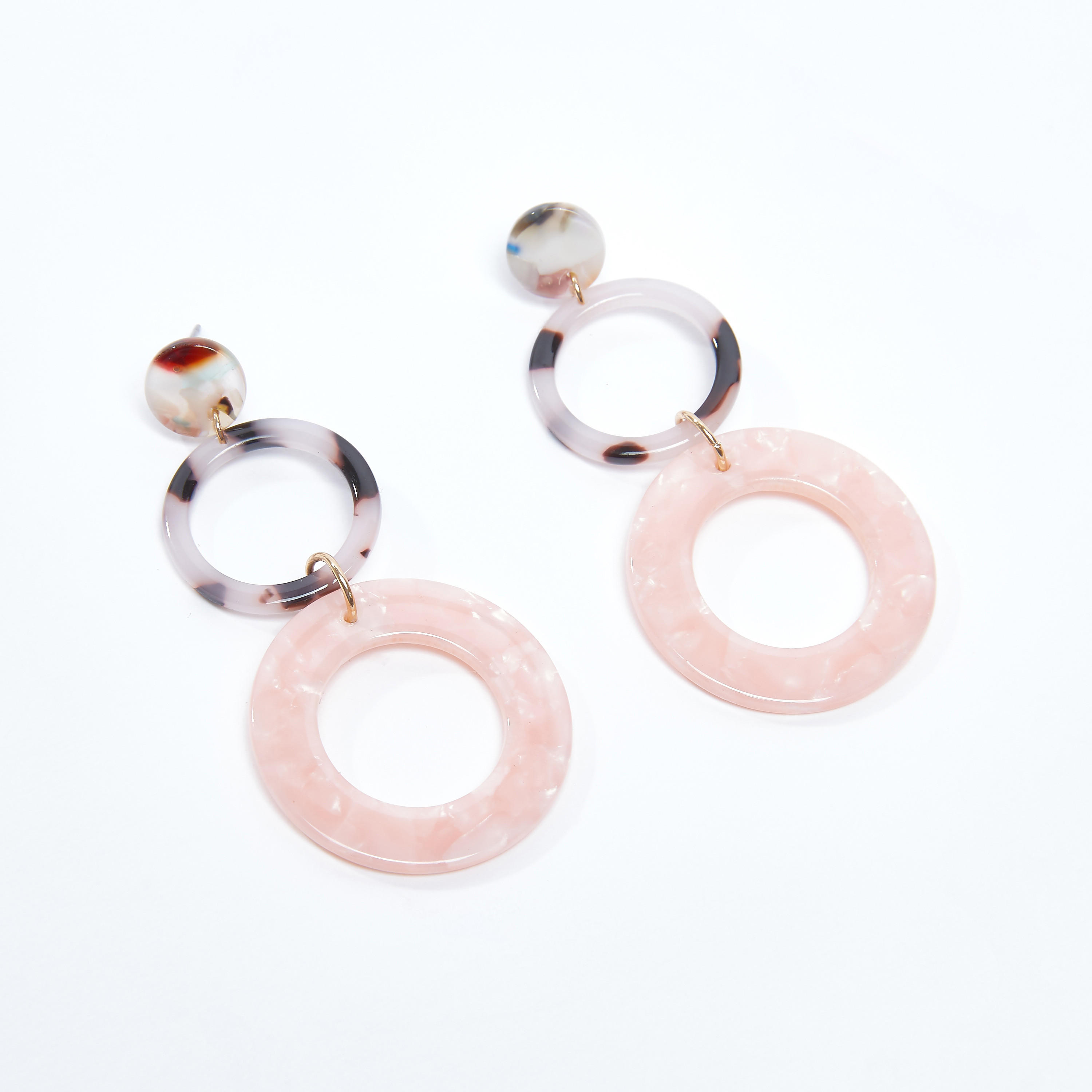 Printed Dangling Earrings with Pushback Closure-women-watchesandjewellery-jewellery-earrings-image-1