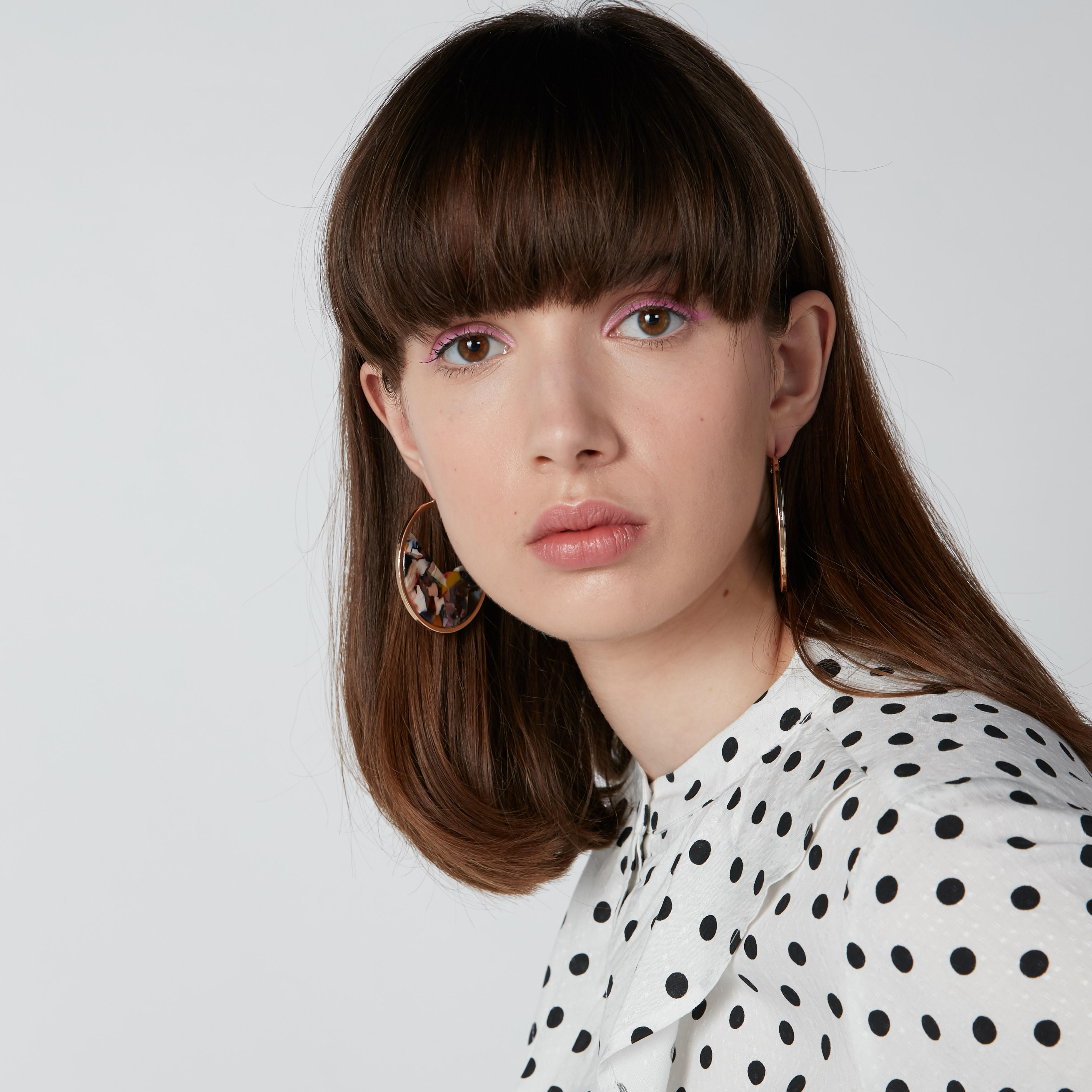 أقراط بدلّاية مستديرة وطبعات-women-watchesandjewellery-jewellery-earrings-image-2