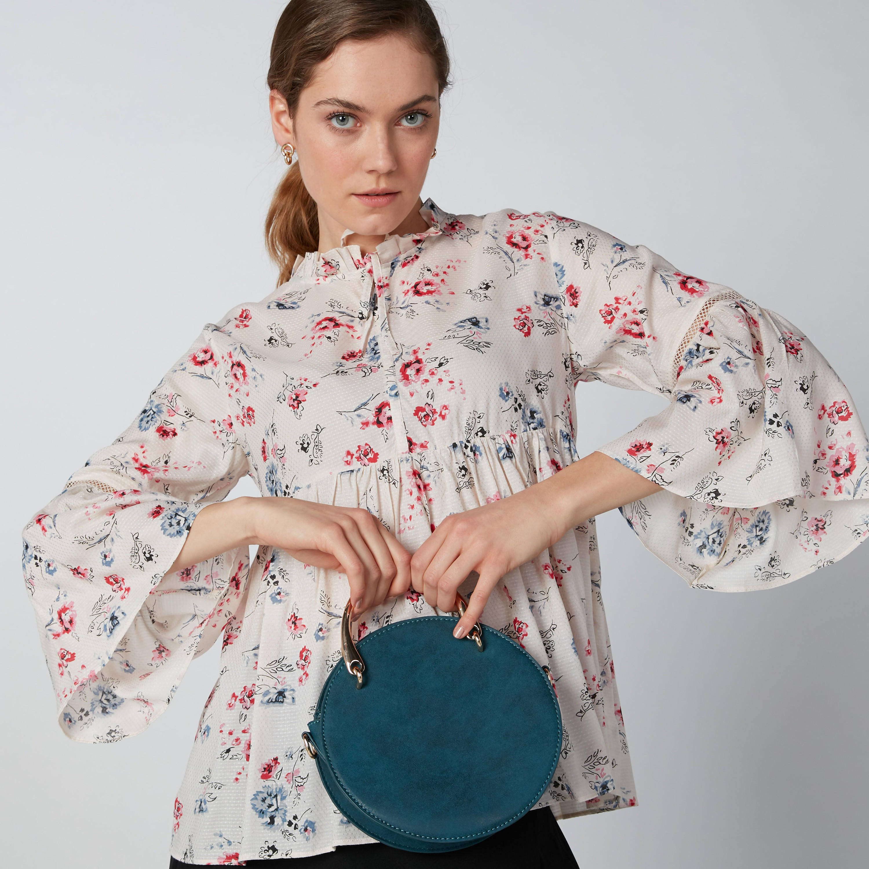 حقيبة كروس بودي مستديرة بحمّالة كتف قابلة للفصل وجيوب-women-bagsandwallets-handbags-image-2