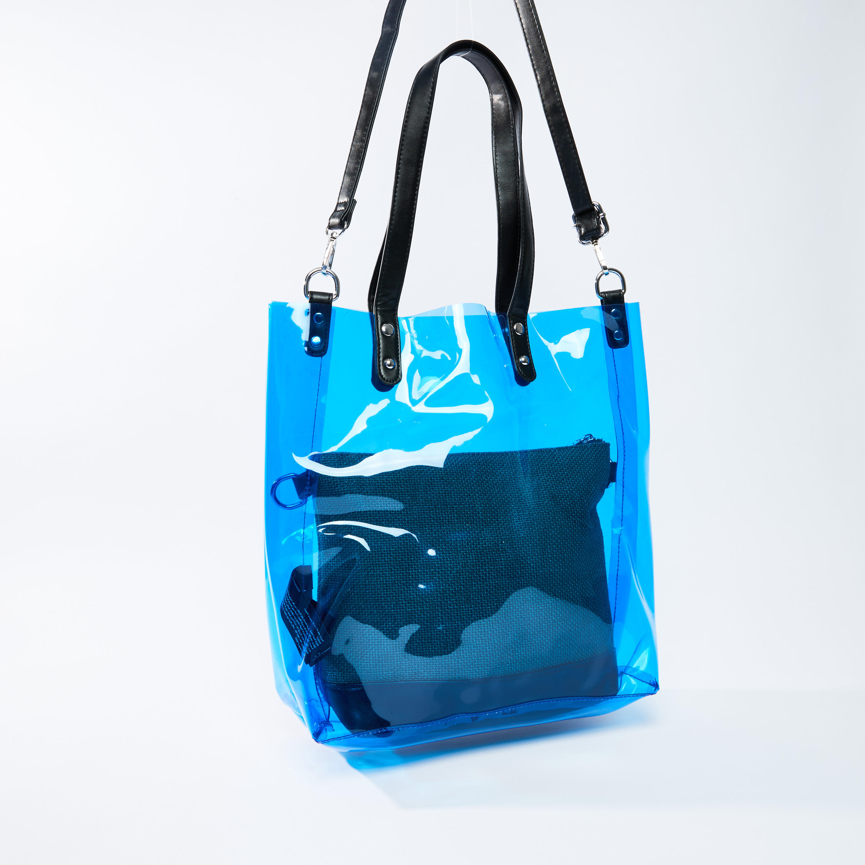طقم شنطة يد شفافة مع كروس بودي بارزة الملمس-women-bagsandwallets-handbags-image-3