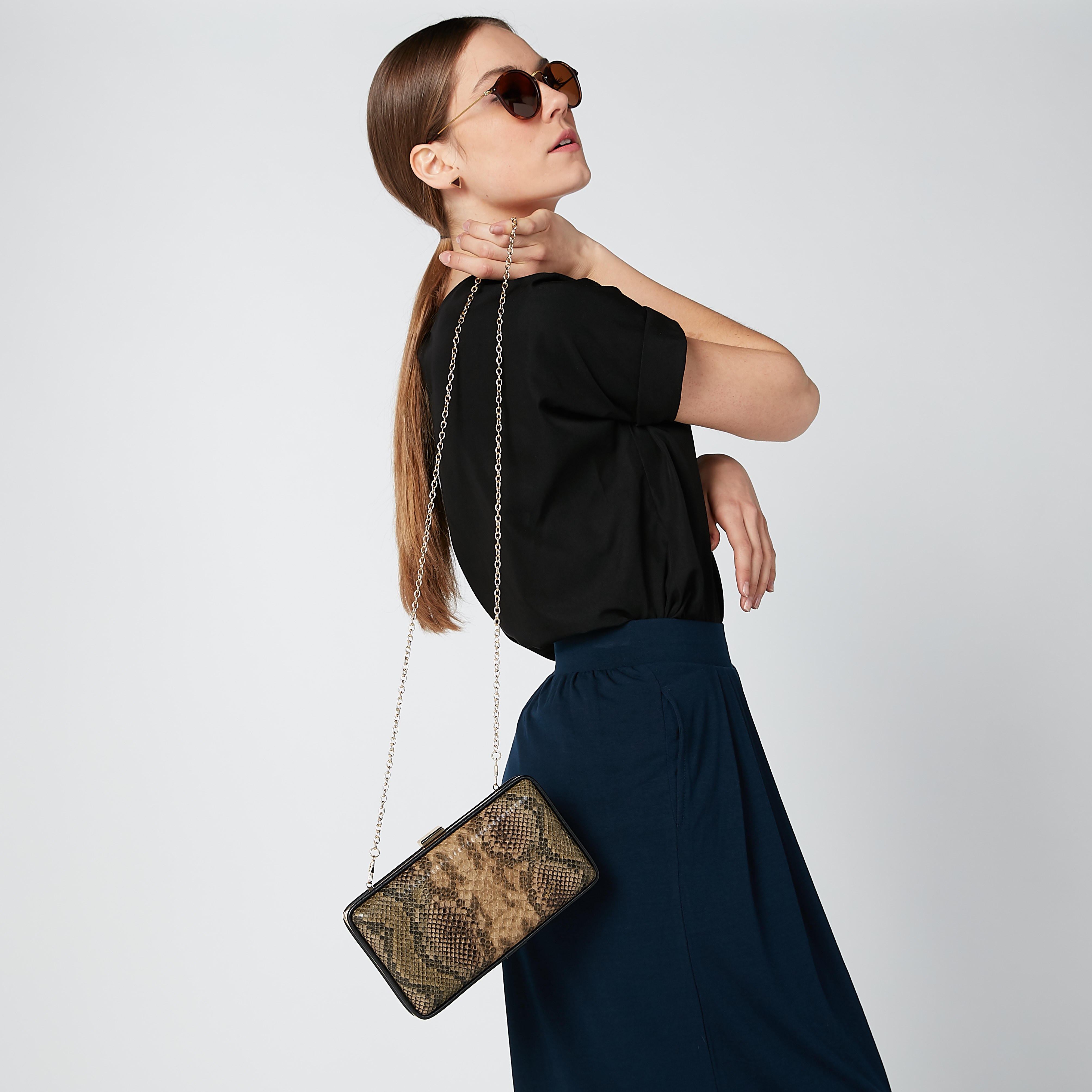 حقيبة كلاتش بسلسلة وقفل إغلاق وطبعات حيوانات-women-bagsandwallets-handbags-image-2