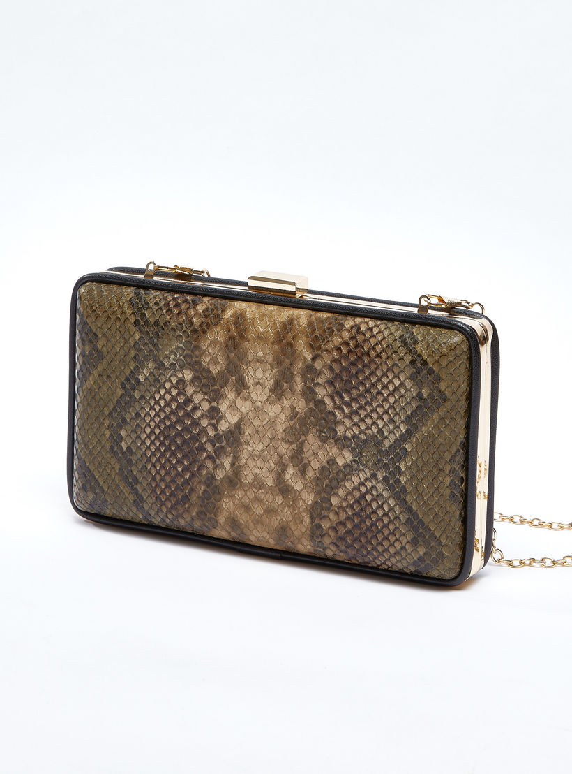 حقيبة كلاتش بسلسلة وقفل إغلاق وطبعات حيوانات-women-bagsandwallets-handbags-image-3