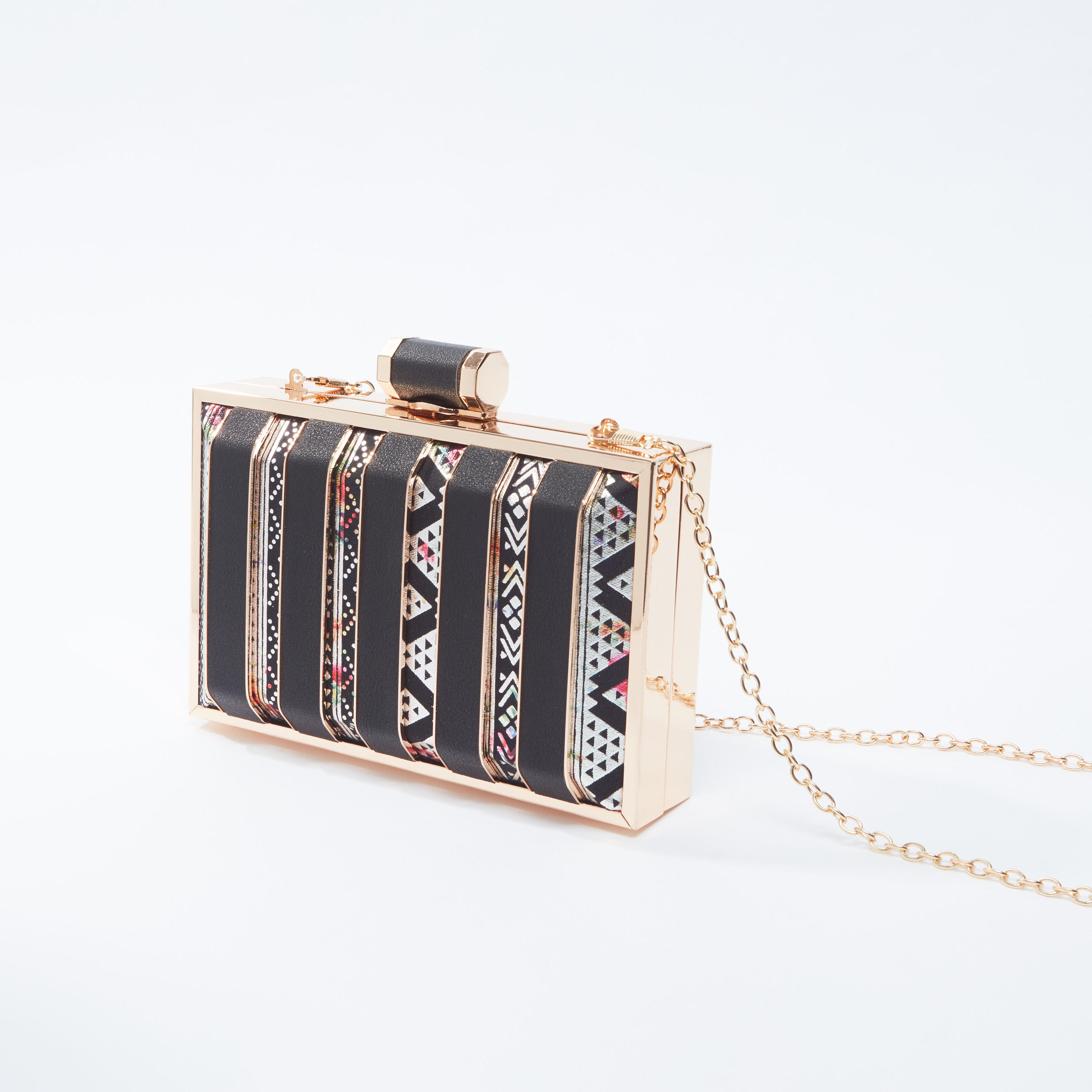 حقيبة كلاتش بسلسلة ميتاليك وطبعات-women-bagsandwallets-handbags-image-1
