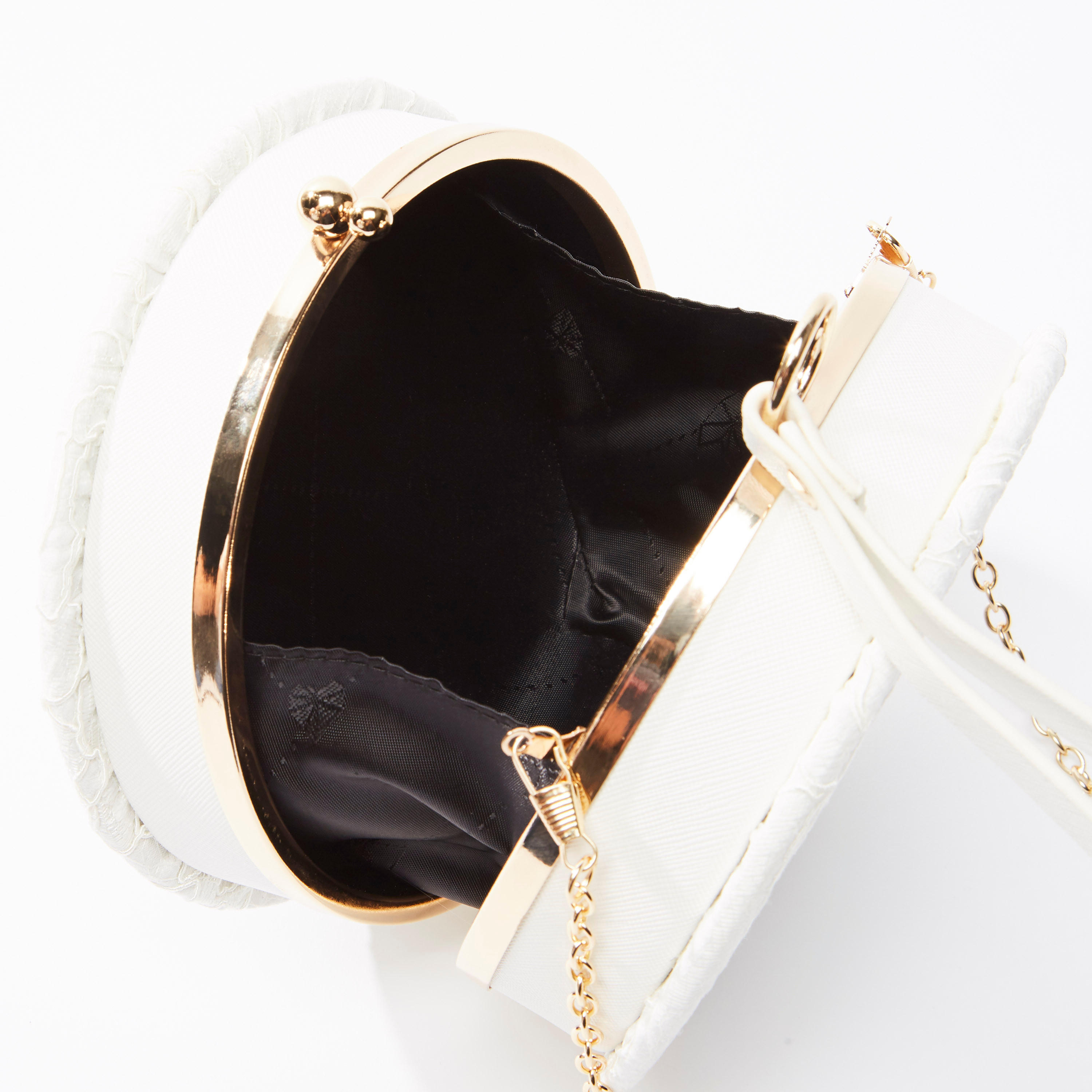 حقيبة كلاتش بارزة الملمس بسلسلة ميتالك-women-bagsandwallets-handbags-image-5