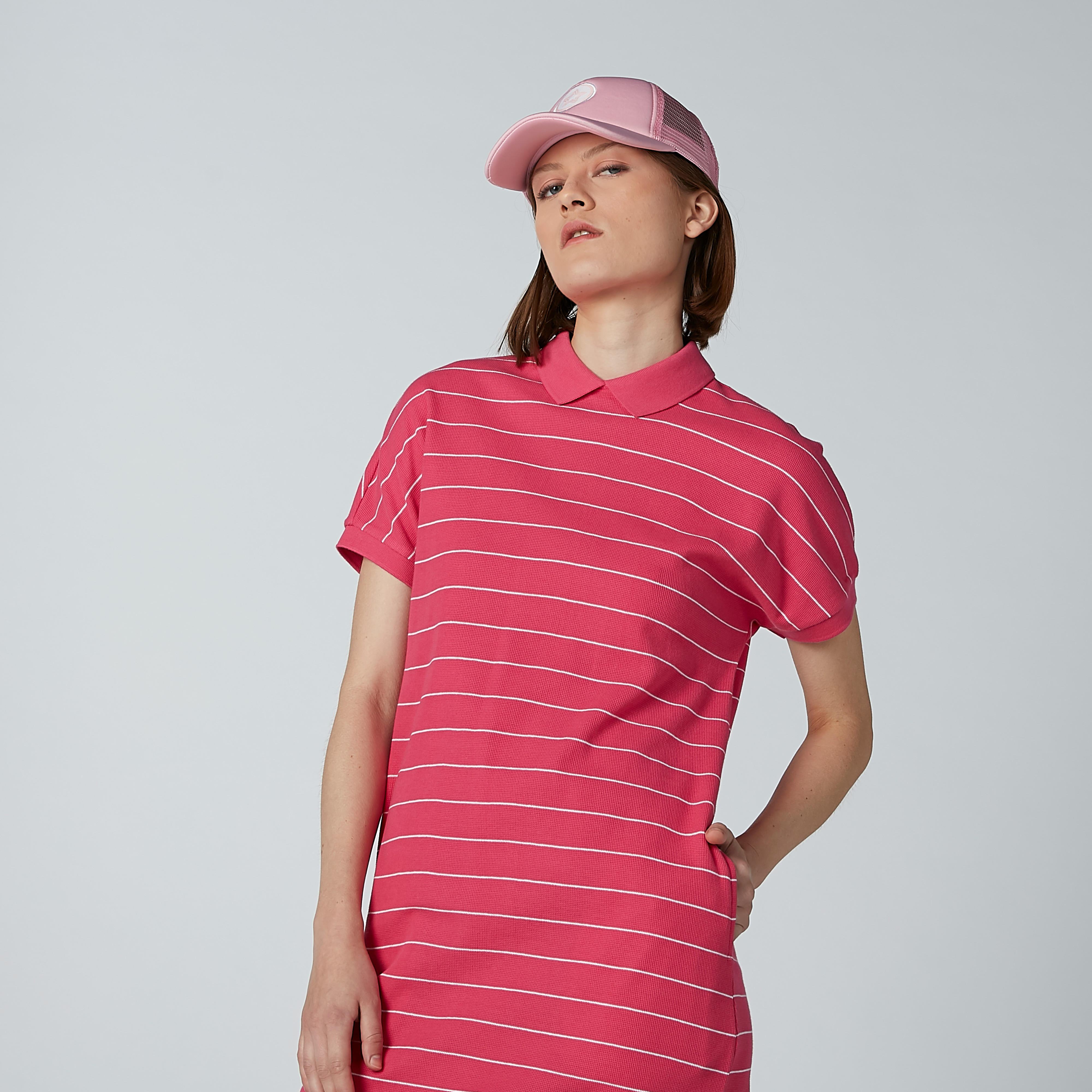 Mesh and Embroidered Detail Cap with Snap Closure-women-clothingaccessories-capsandhats-image-2