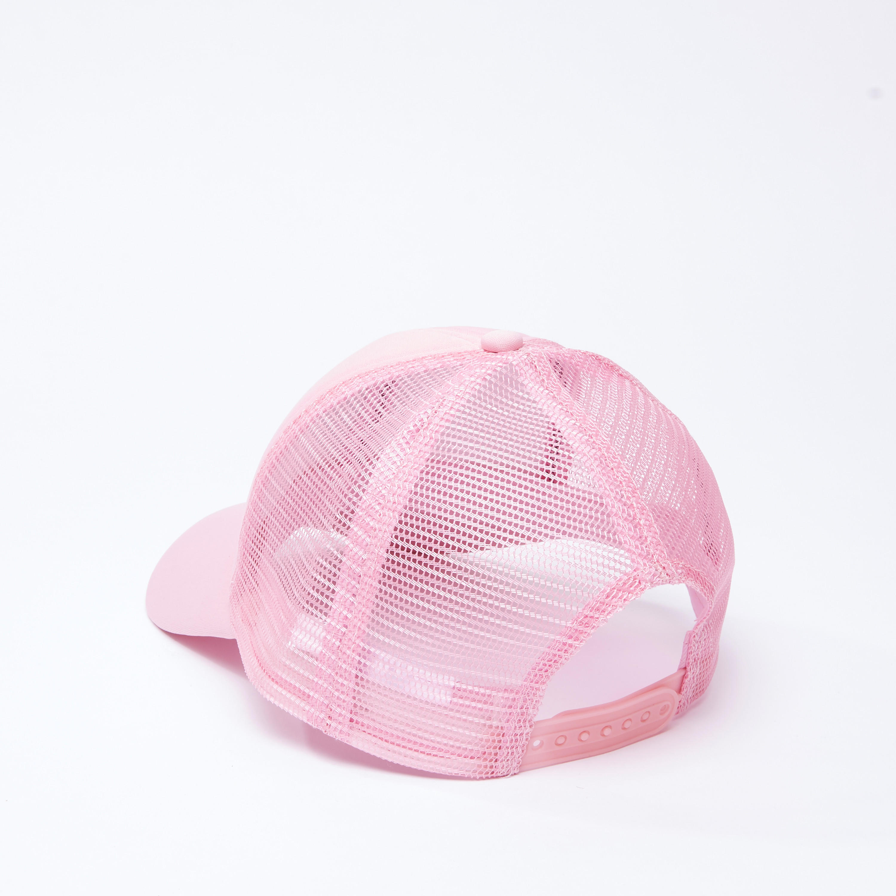 Mesh and Embroidered Detail Cap with Snap Closure-women-clothingaccessories-capsandhats-image-3