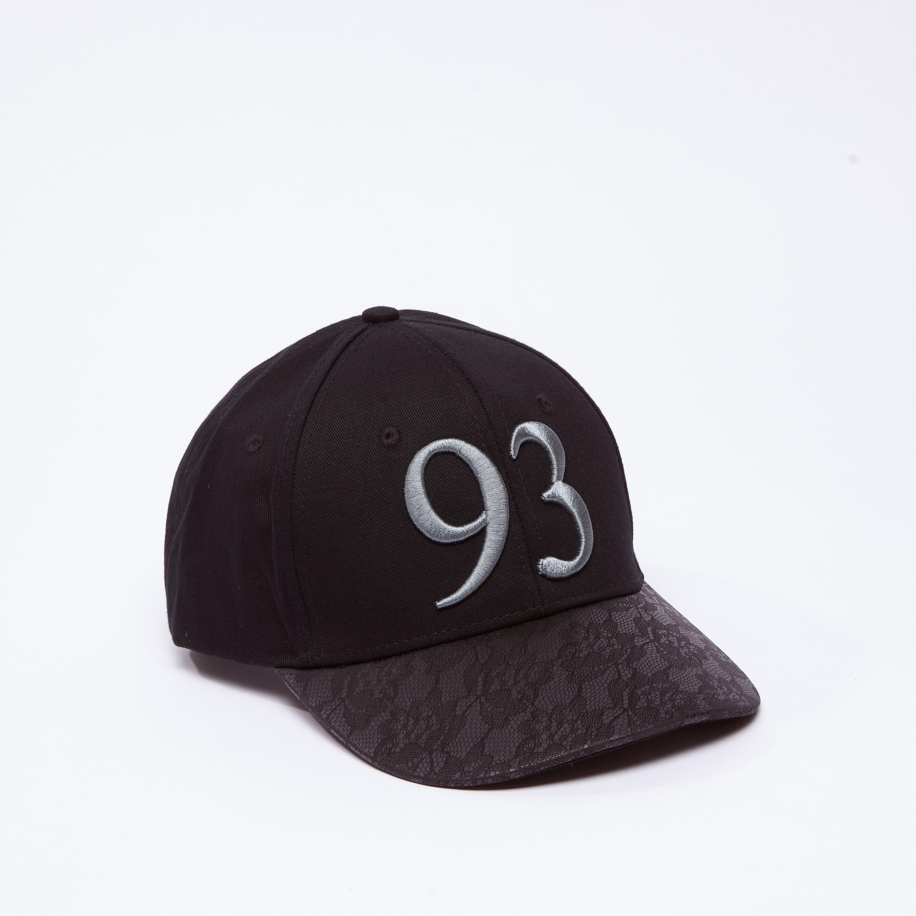 Textured Cap with Buckle Closure-women-clothingaccessories-capsandhats-image-1