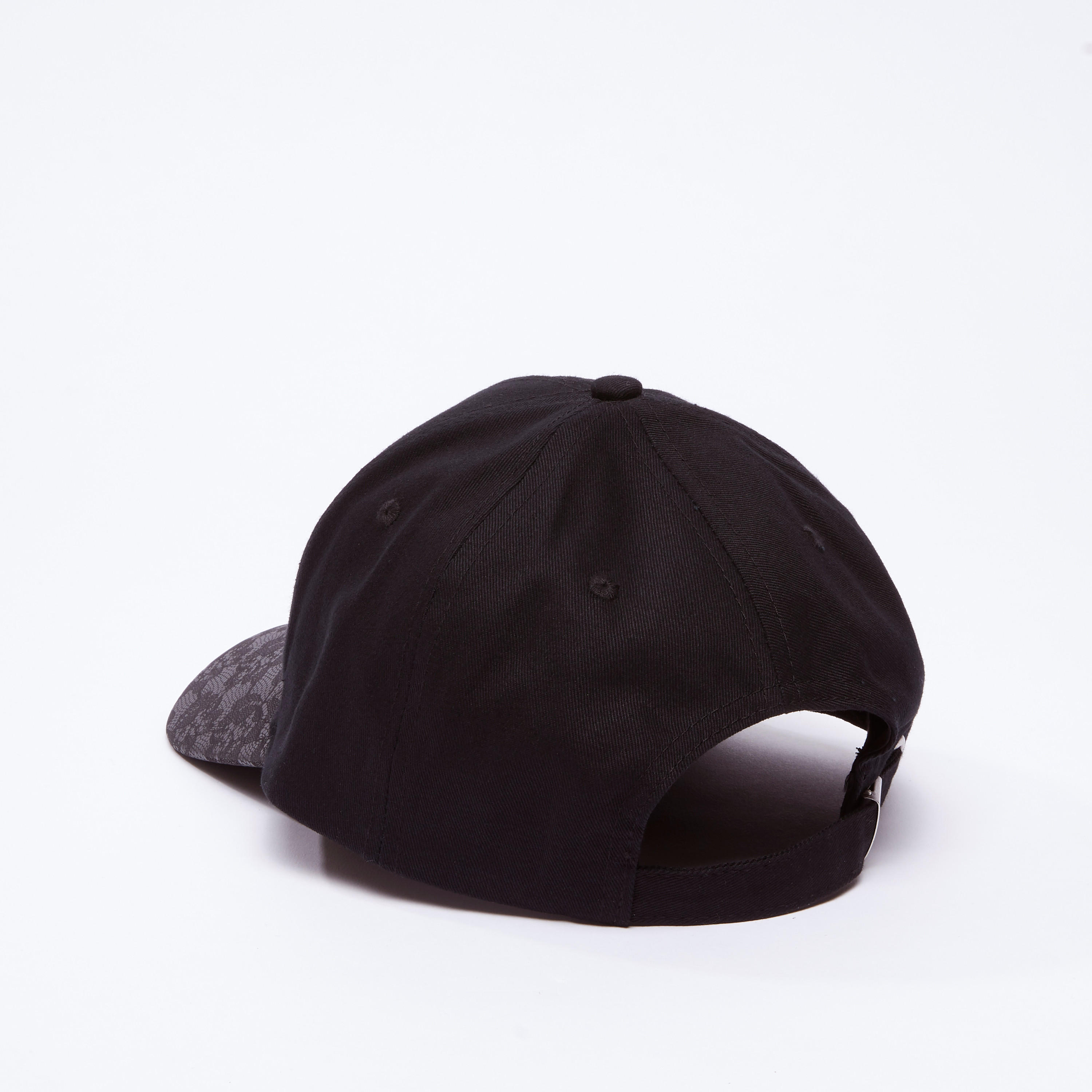 Textured Cap with Buckle Closure-women-clothingaccessories-capsandhats-image-3