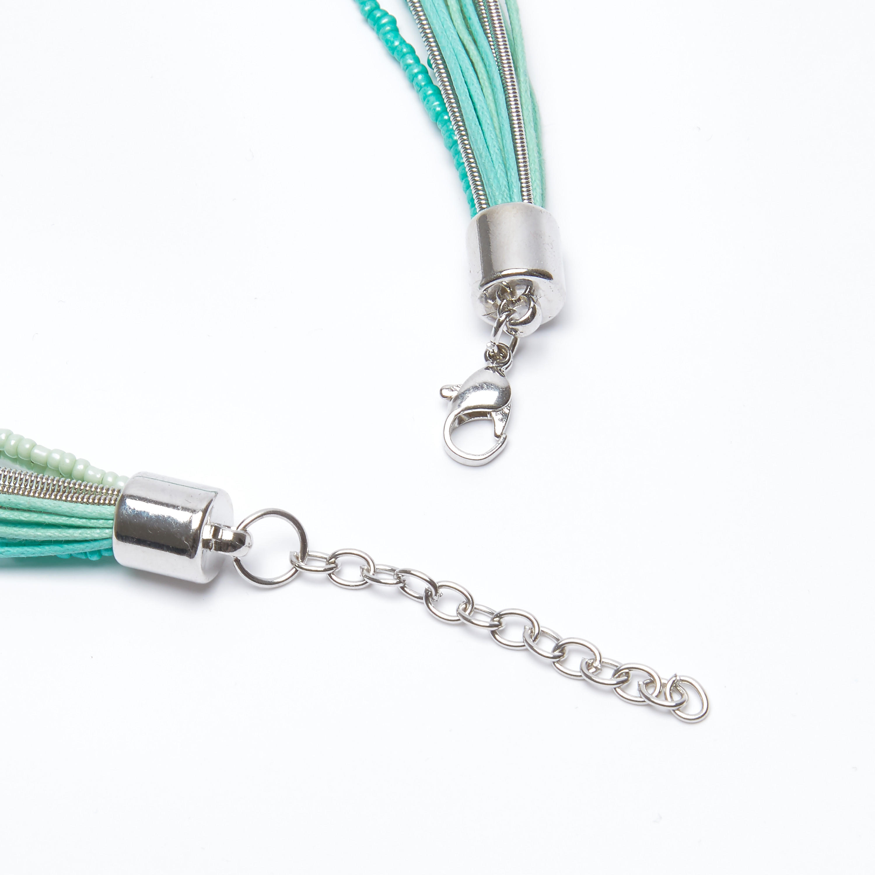 قلادة خرز متعددة الطبقات بتفاصيل ميتاليك ومشبك إغلاق-women-watchesandjewellery-jewellery-necklacesandpendants-image-3
