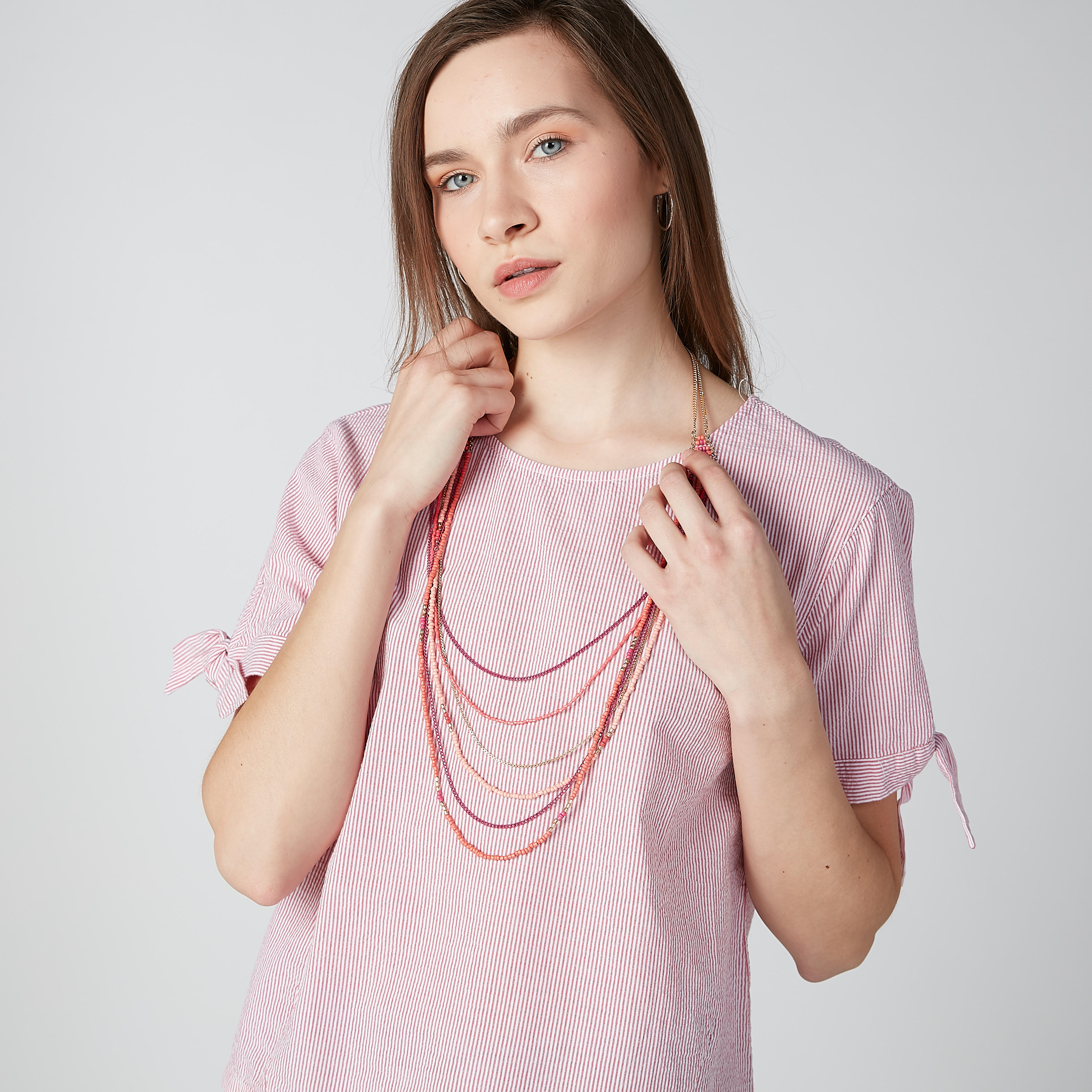 قلادة خرز متعددة الطبقات بمشبك إغلاق-women-watchesandjewellery-jewellery-necklacesandpendants-image-2