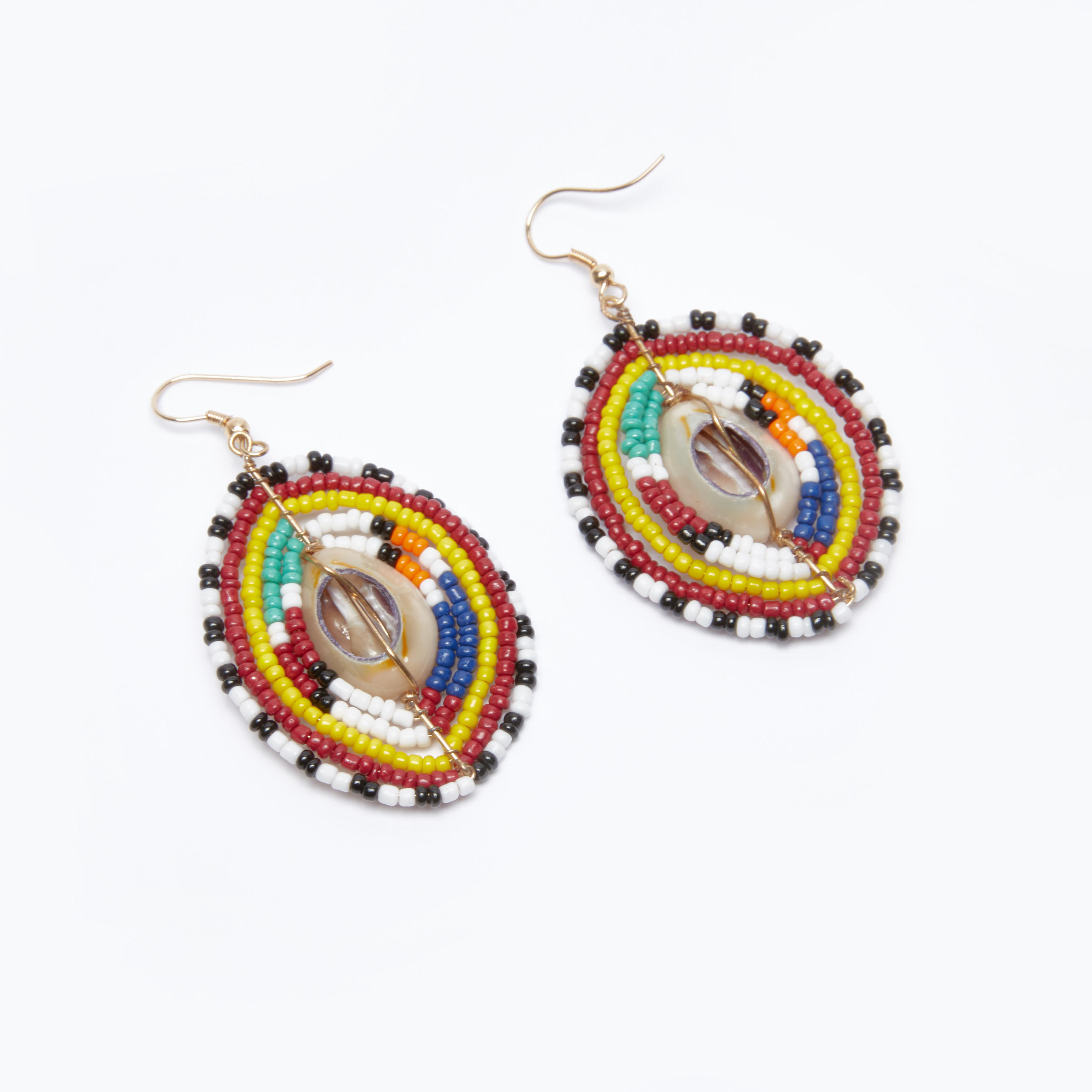 أقراط خرز متدلية بخطّاف إغلاق-women-watchesandjewellery-jewellery-earrings-image-1