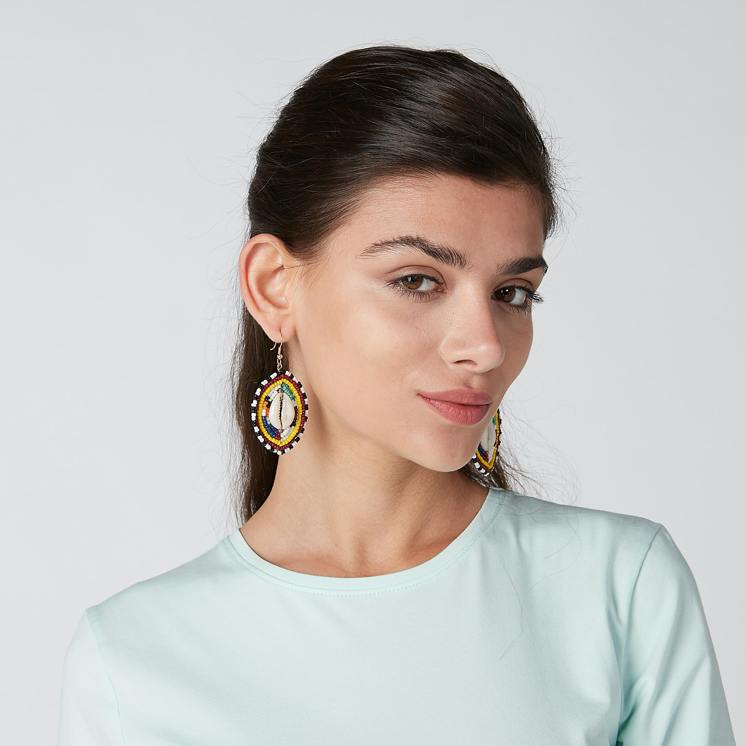 أقراط خرز متدلية بخطّاف إغلاق-women-watchesandjewellery-jewellery-earrings-image-2