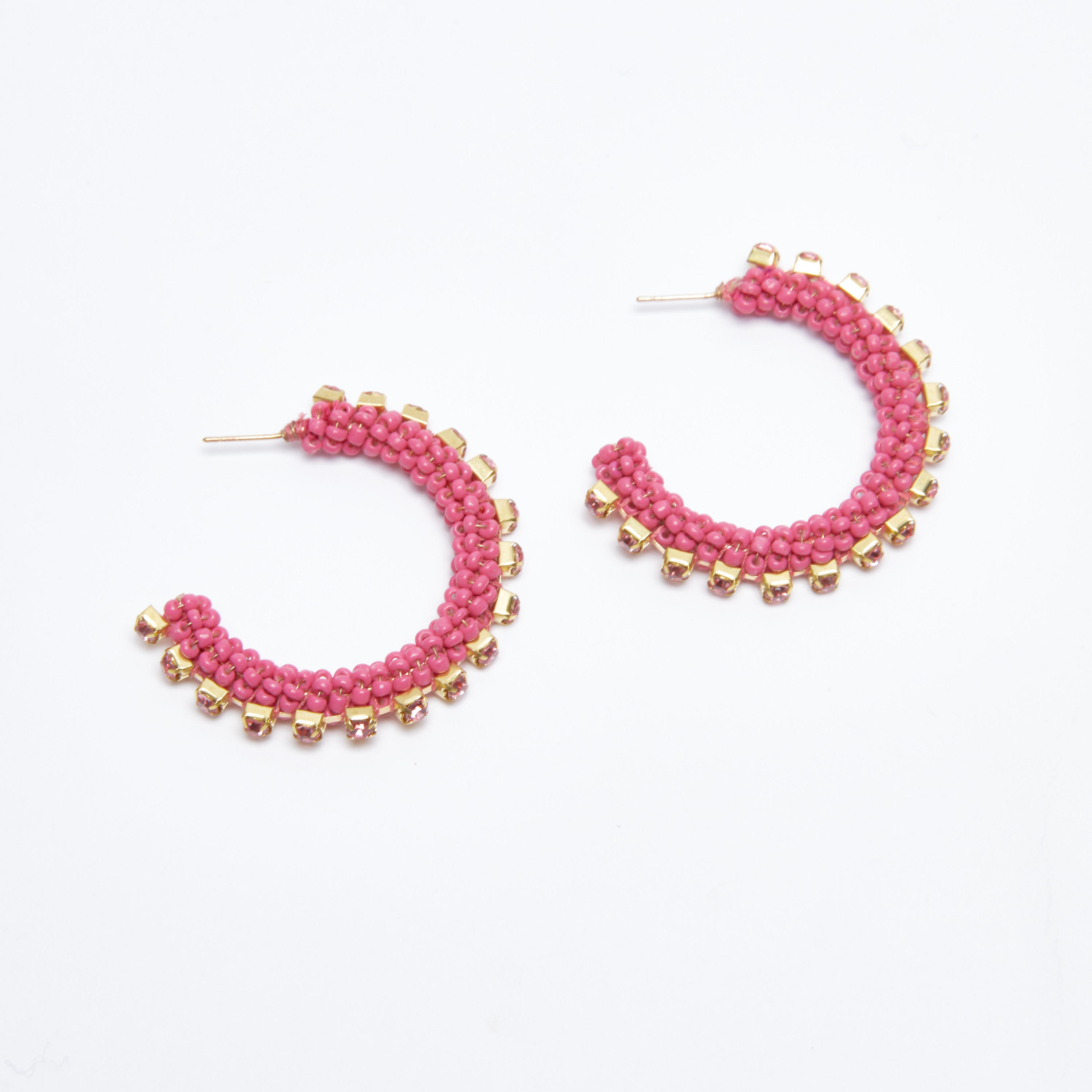 أقراط مزيّنة بالخرز بمكبس إغلاق-women-watchesandjewellery-jewellery-earrings-image-4
