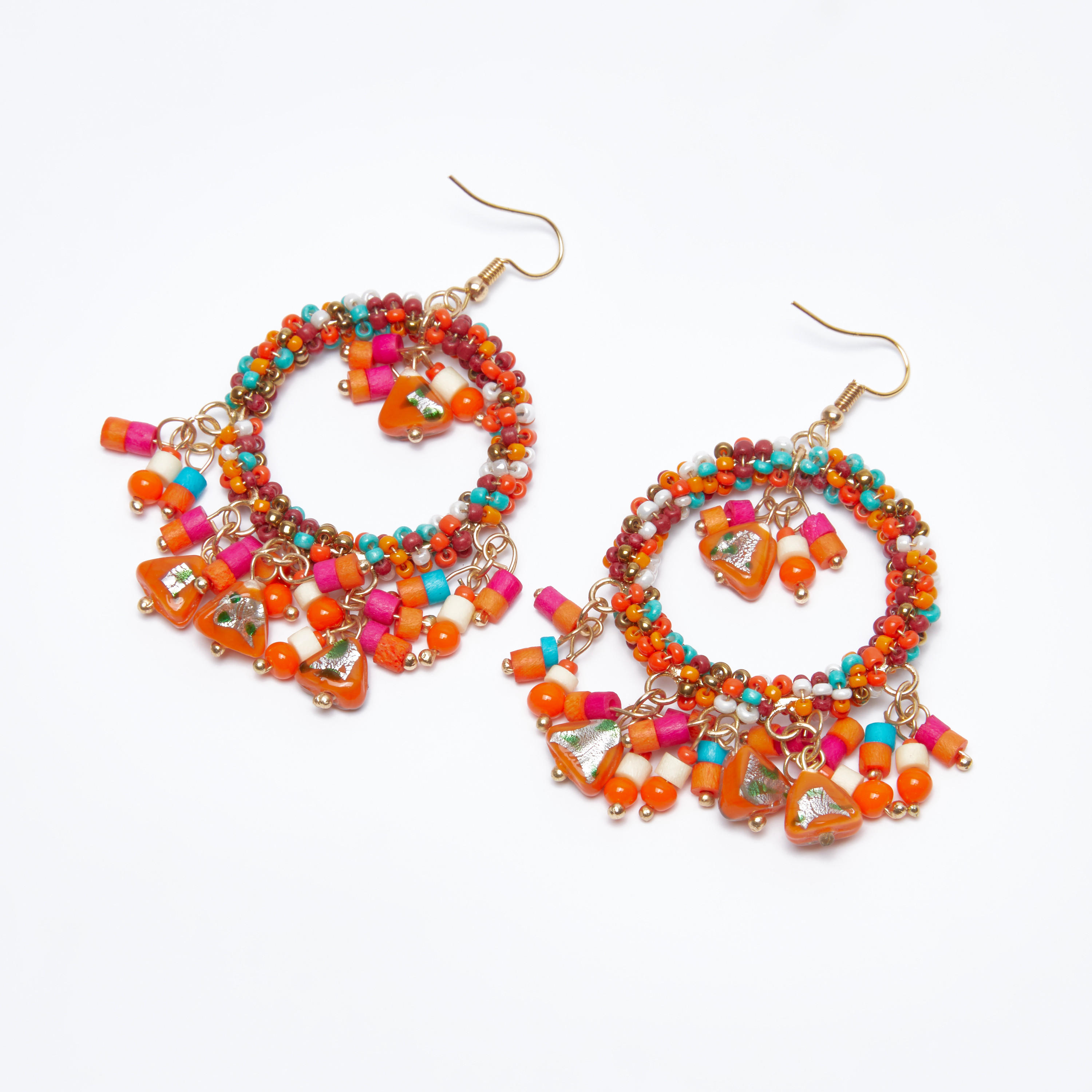 أقراط متدلية مزينة بالخرز بخطّاف إغلاق-women-watchesandjewellery-jewellery-earrings-image-3