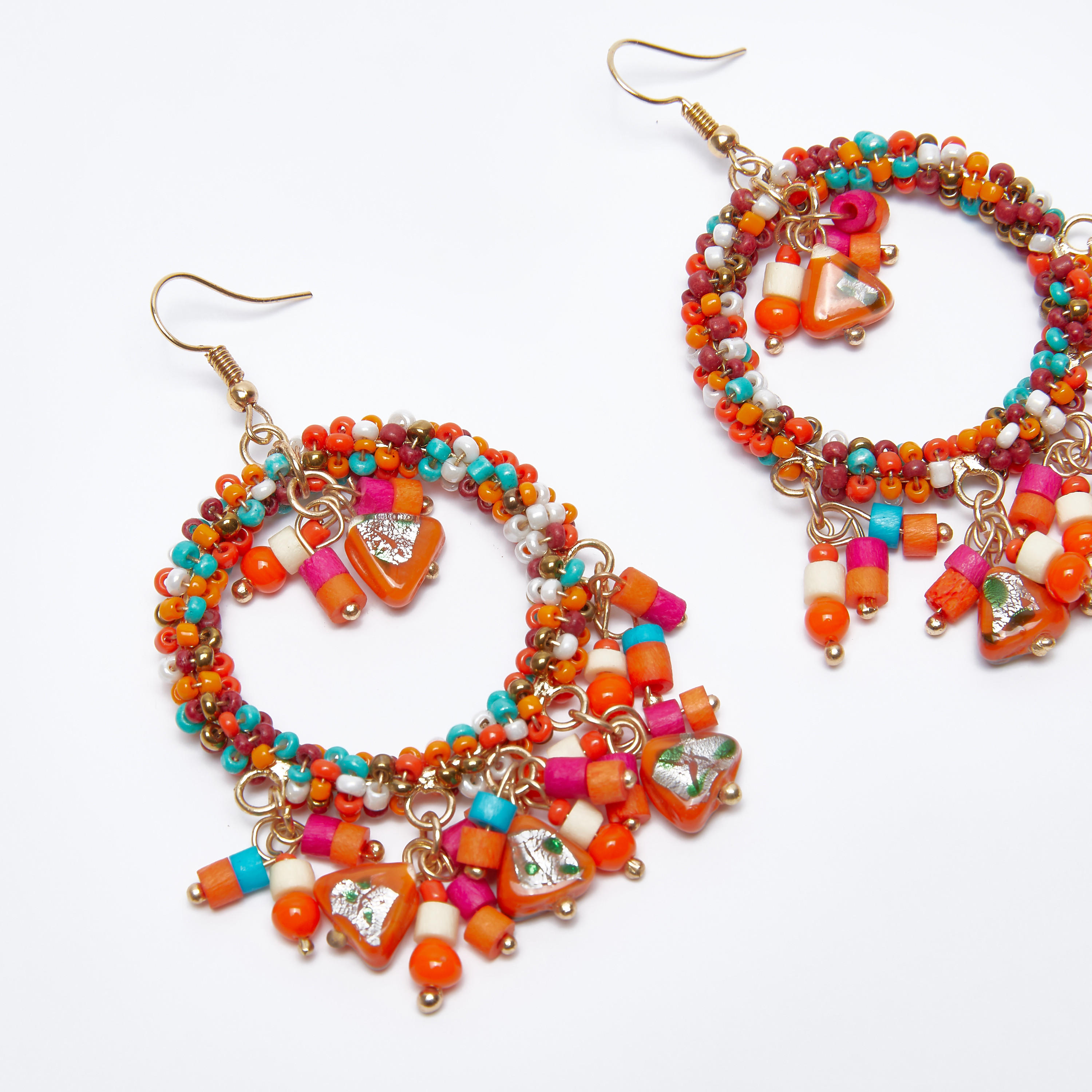 أقراط متدلية مزينة بالخرز بخطّاف إغلاق-women-watchesandjewellery-jewellery-earrings-image-4