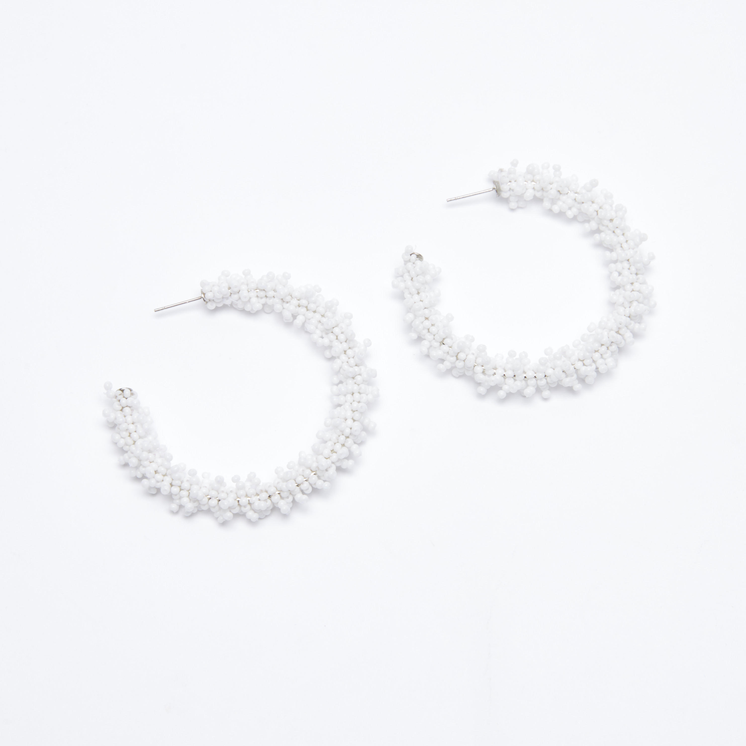 Beaded Hoop Earrings-women-watchesandjewellery-jewellery-earrings-image-3
