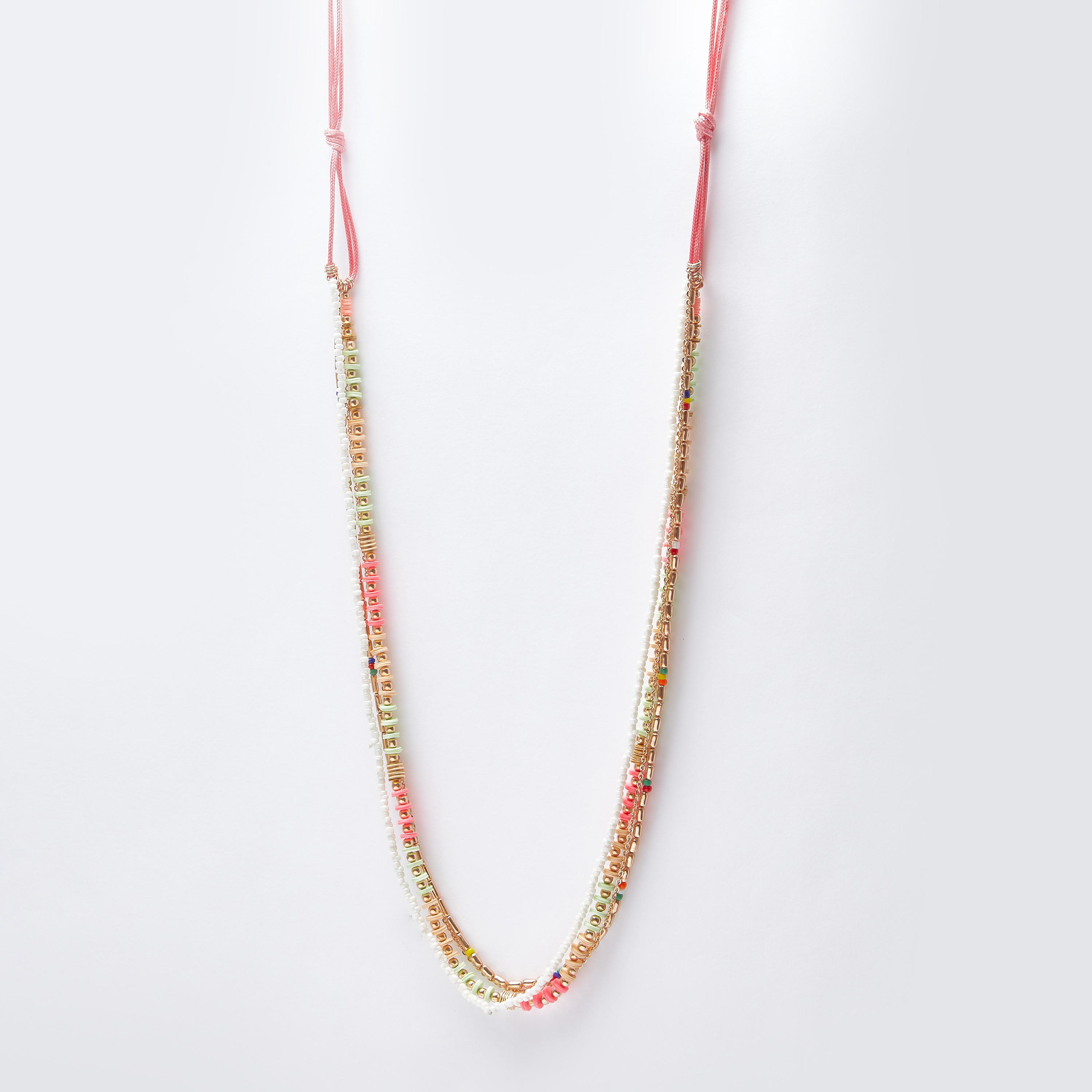 قلادة خرز متعددة الطبقات بمشبك إغلاق-women-watchesandjewellery-jewellery-necklacesandpendants-image-1