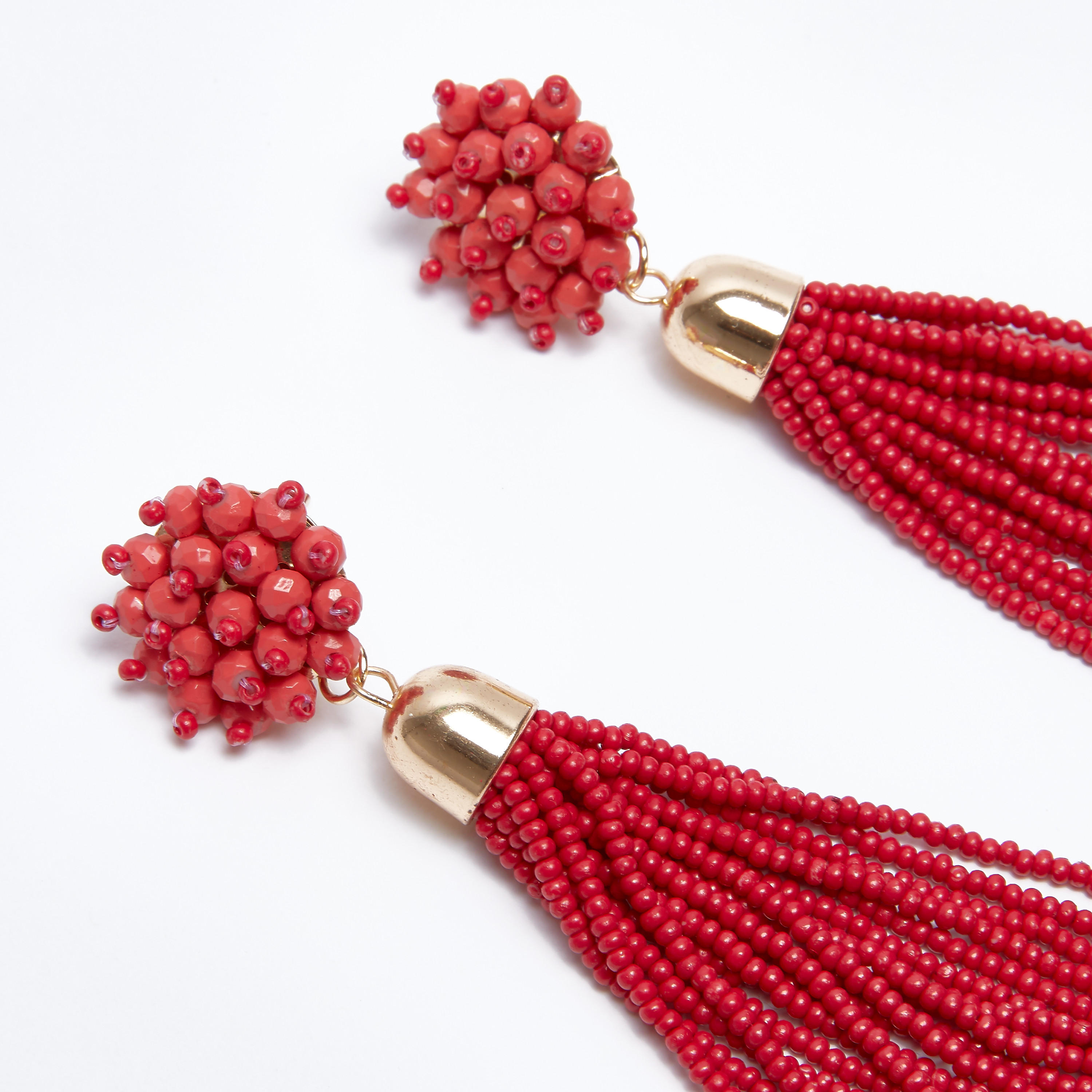 أقراط خرز بشرّابات ومكبس إغلاق-women-watchesandjewellery-jewellery-earrings-image-3