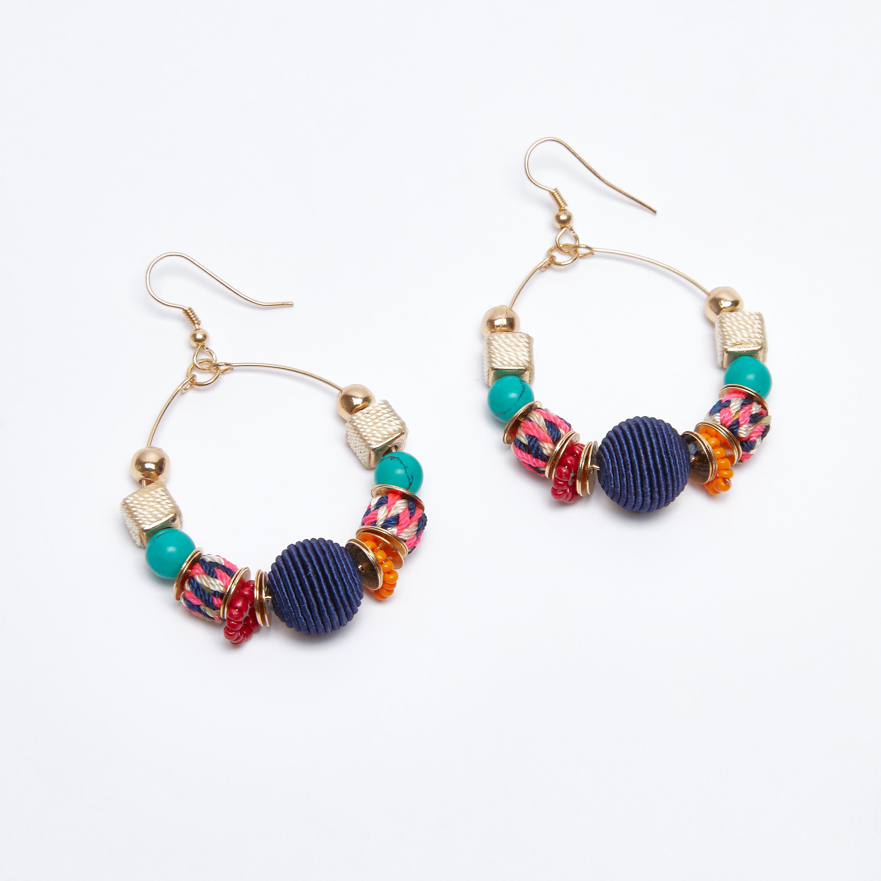 أقراط بدلاية بتزيينات وخطّاف-women-watchesandjewellery-jewellery-earrings-image-1