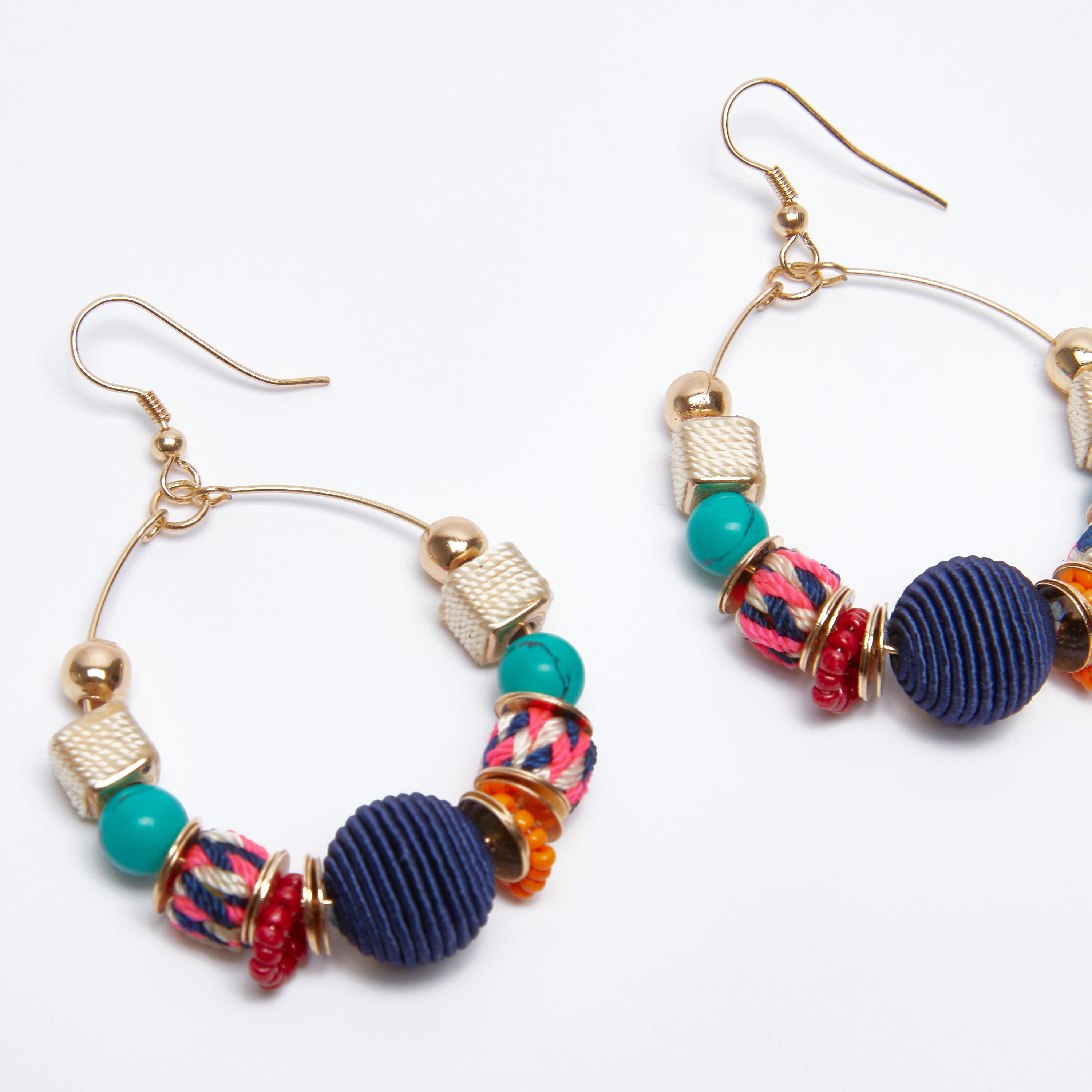 أقراط بدلاية بتزيينات وخطّاف-women-watchesandjewellery-jewellery-earrings-image-3