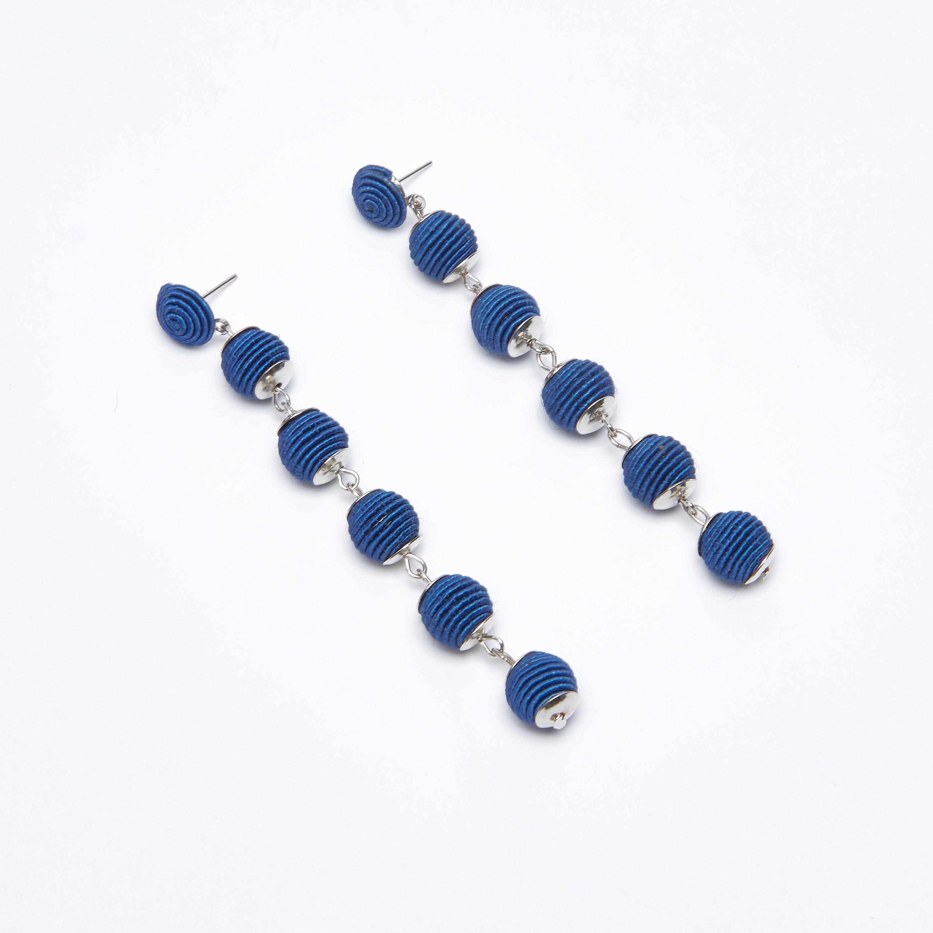 Round Dangling Earrings with Pushback Closure-women-watchesandjewellery-jewellery-earrings-image-1