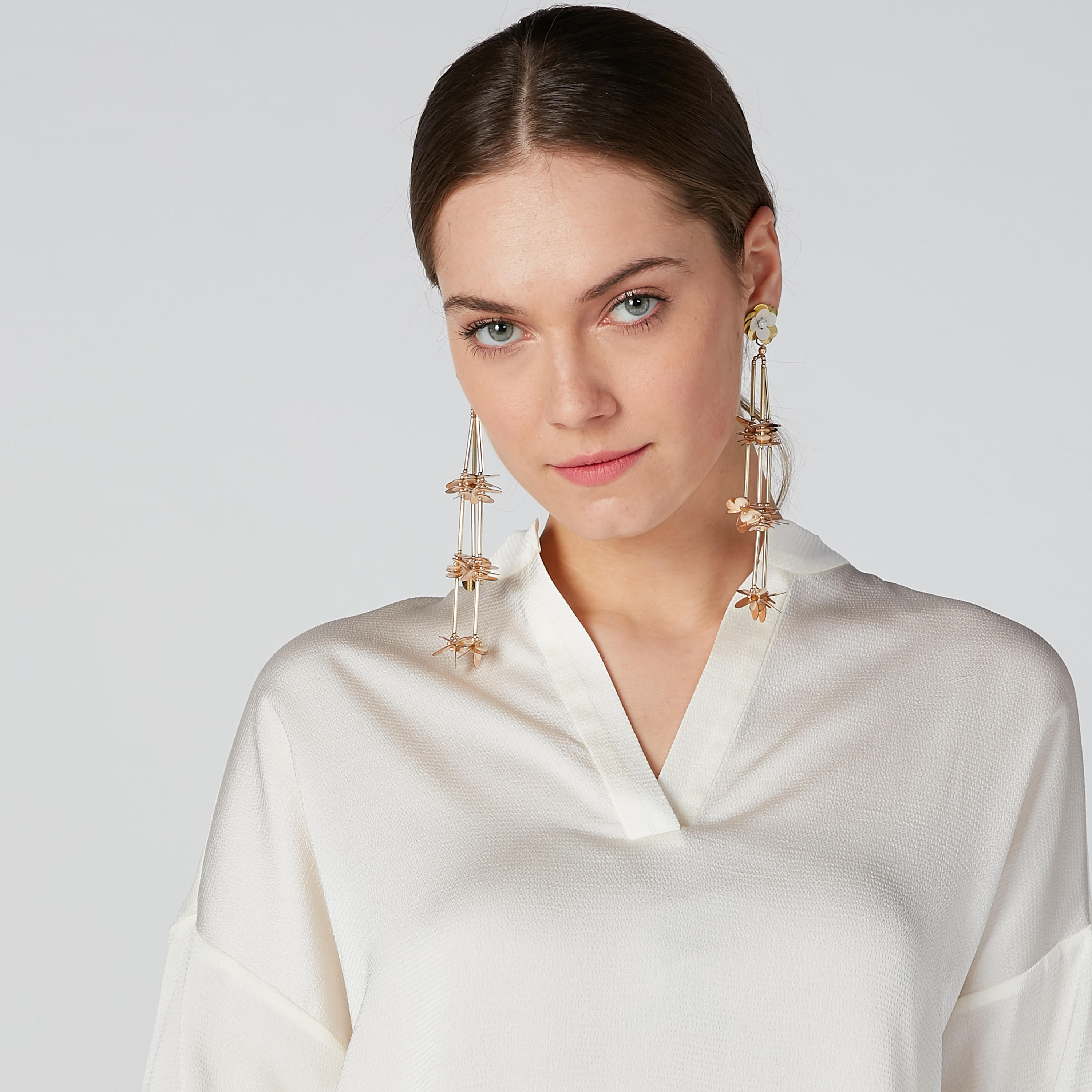 Sequin Dangling Earrings with Pushback Closure-women-watchesandjewellery-jewellery-earrings-image-2