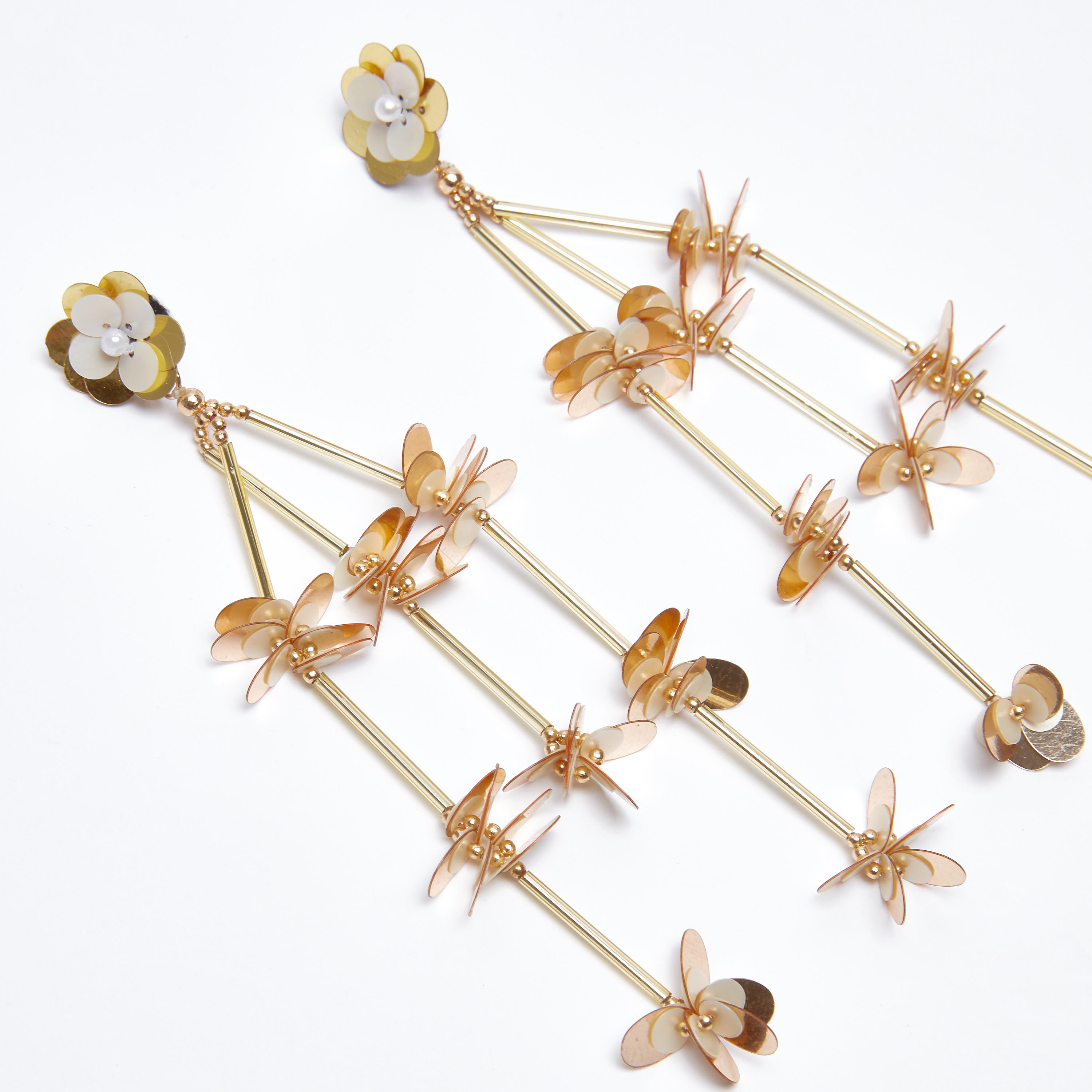 Sequin Dangling Earrings with Pushback Closure-women-watchesandjewellery-jewellery-earrings-image-3