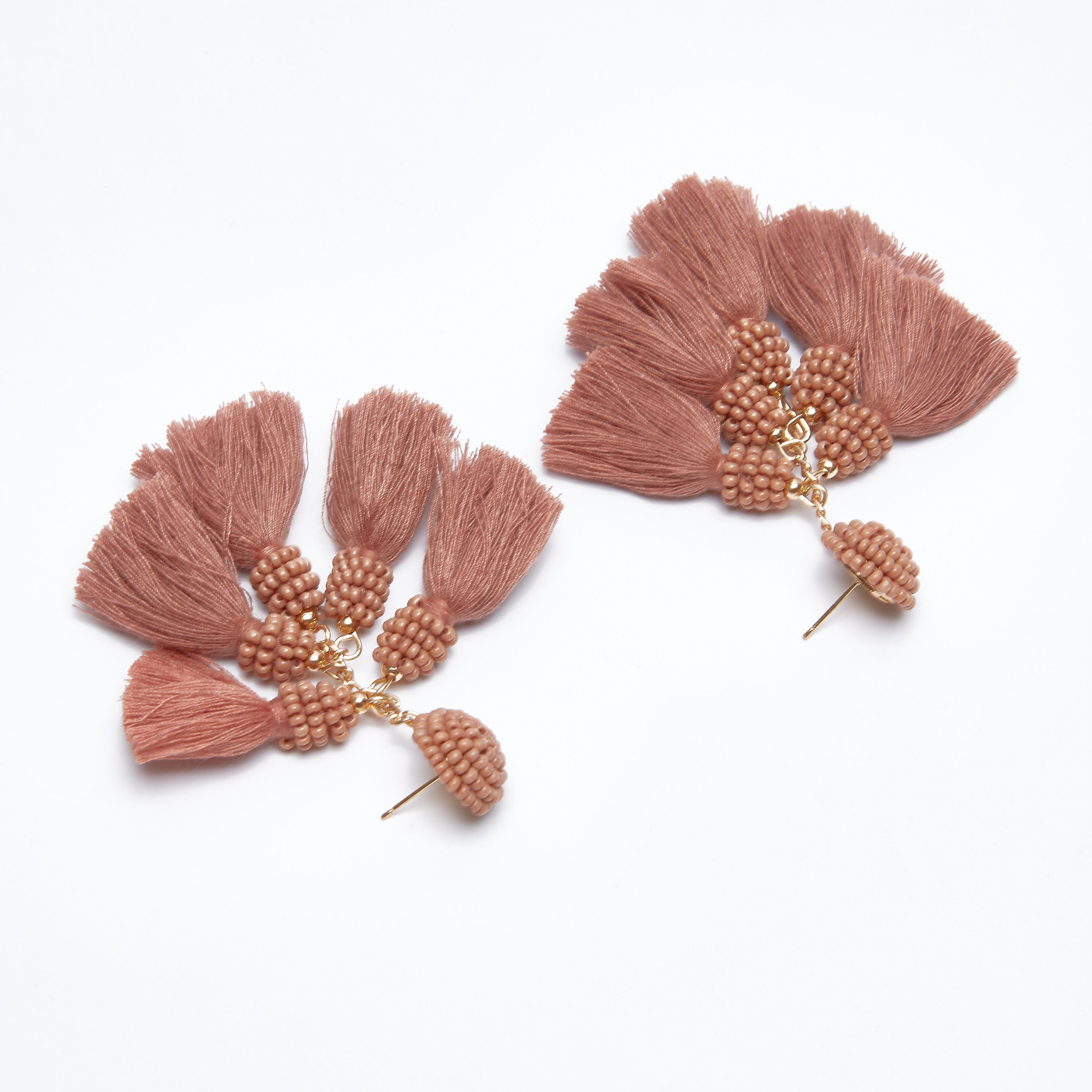 أقراط خرز متدلية بشرّابات ومكبس إغلاق-women-watchesandjewellery-jewellery-earrings-image-4