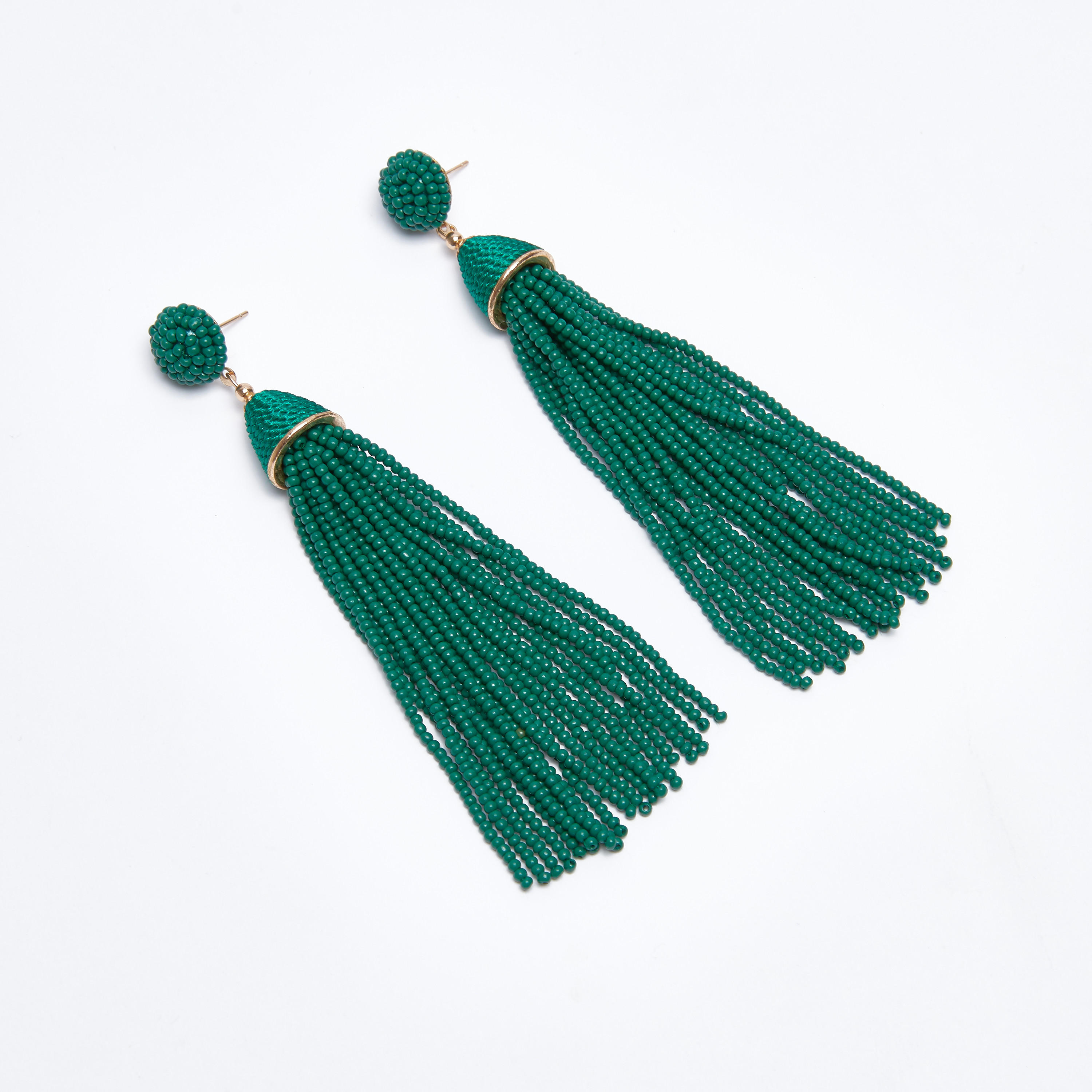 أقراط بدلّاية خرز وشرّابات ومكبس إغلاق-women-watchesandjewellery-jewellery-earrings-image-1