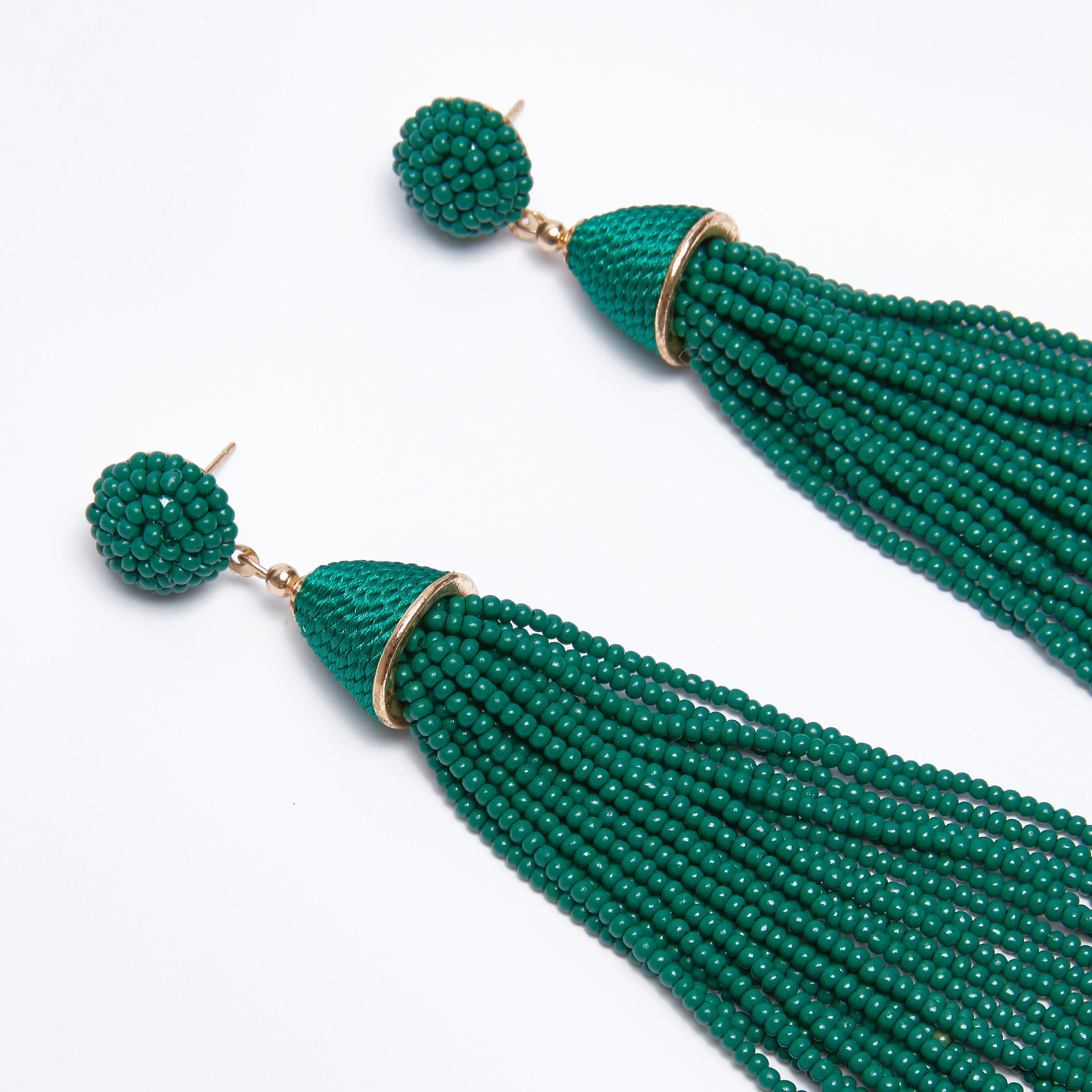 أقراط بدلّاية خرز وشرّابات ومكبس إغلاق-women-watchesandjewellery-jewellery-earrings-image-3