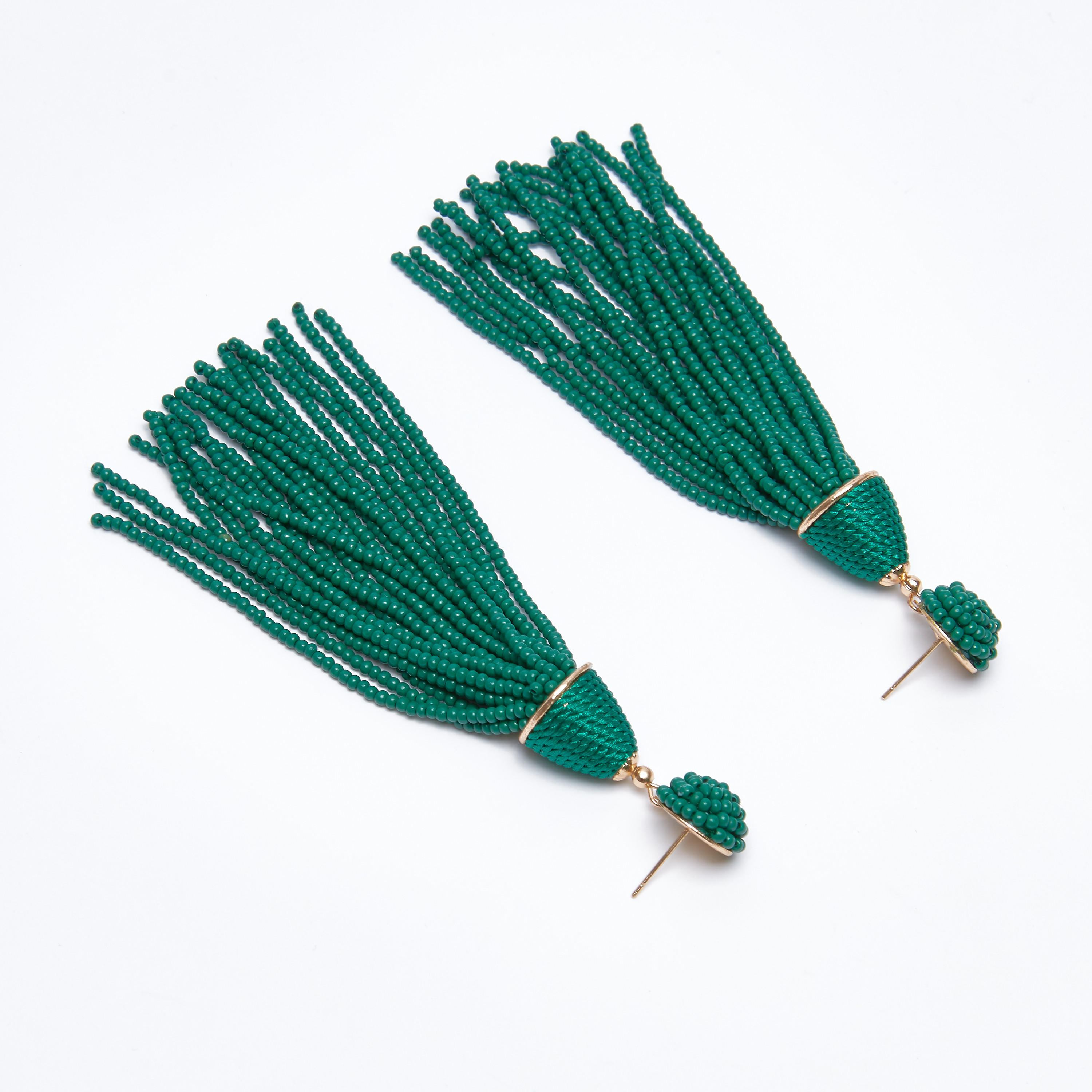 أقراط بدلّاية خرز وشرّابات ومكبس إغلاق-women-watchesandjewellery-jewellery-earrings-image-4