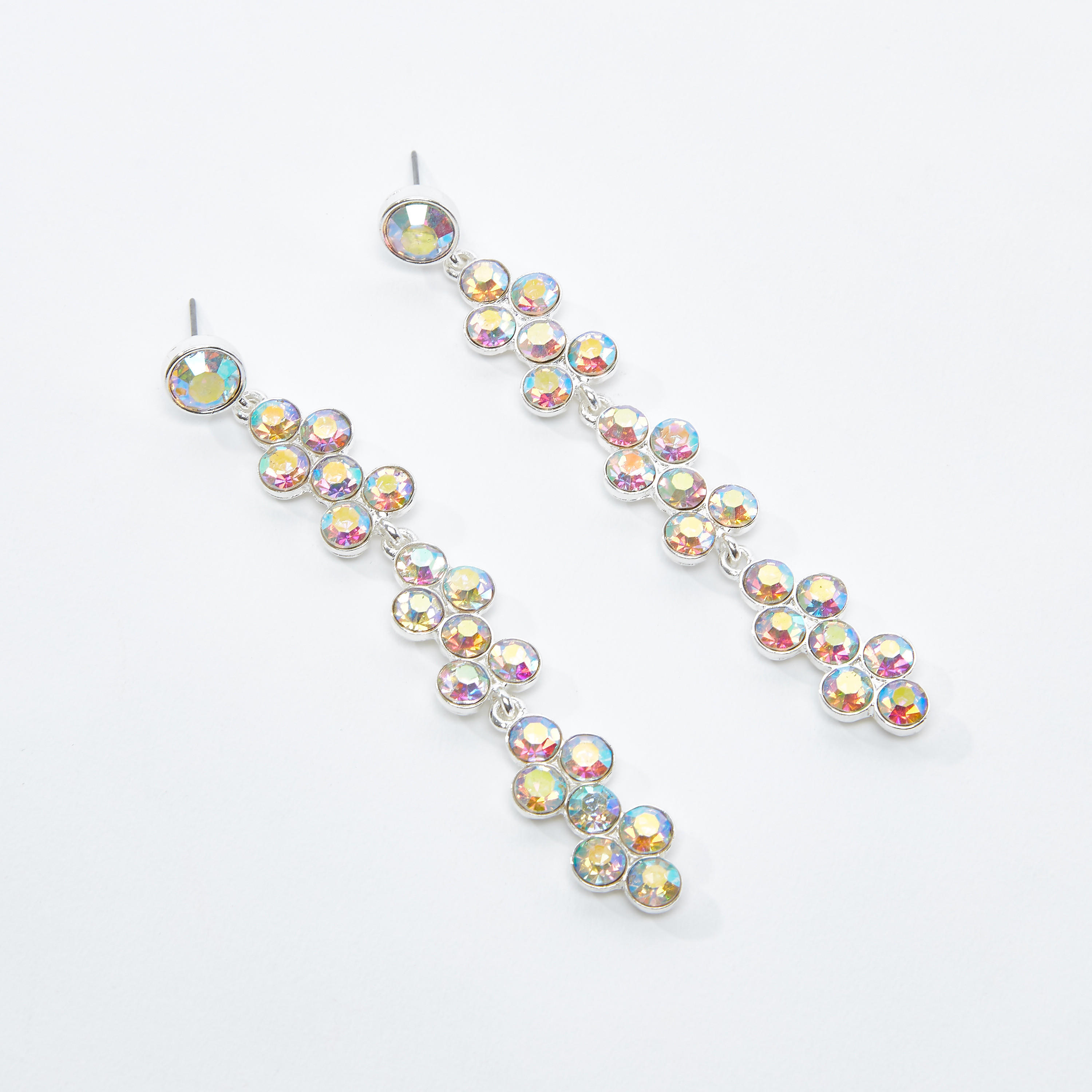 Embellished Dangling Earrings with Pushback Closure-women-watchesandjewellery-jewellery-earrings-image-1