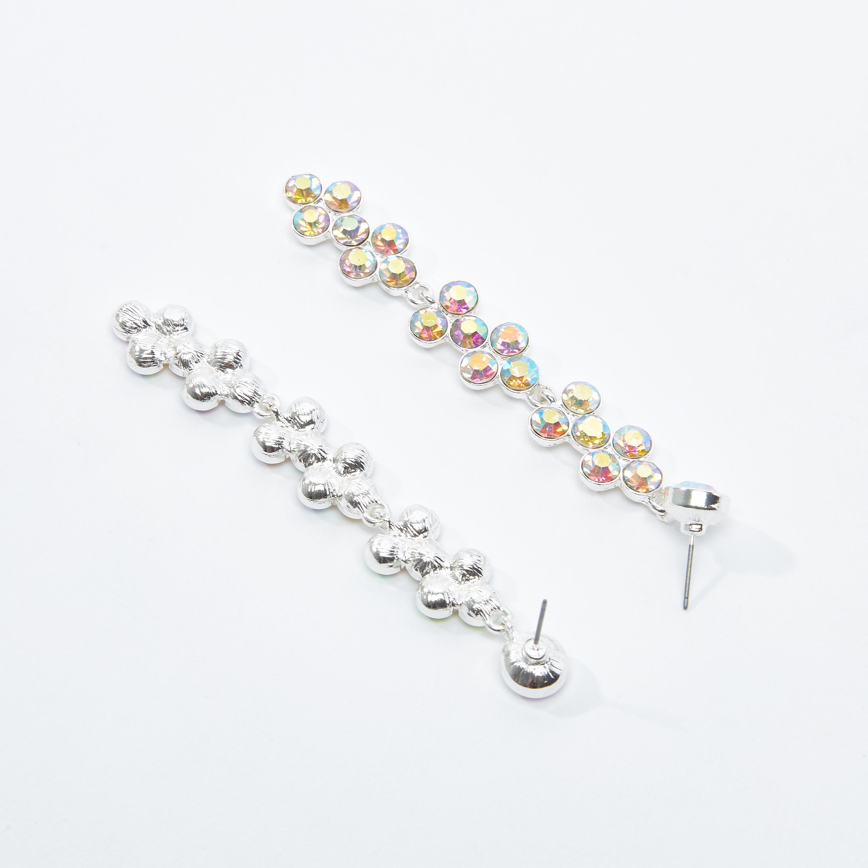 Embellished Dangling Earrings with Pushback Closure-women-watchesandjewellery-jewellery-earrings-image-3