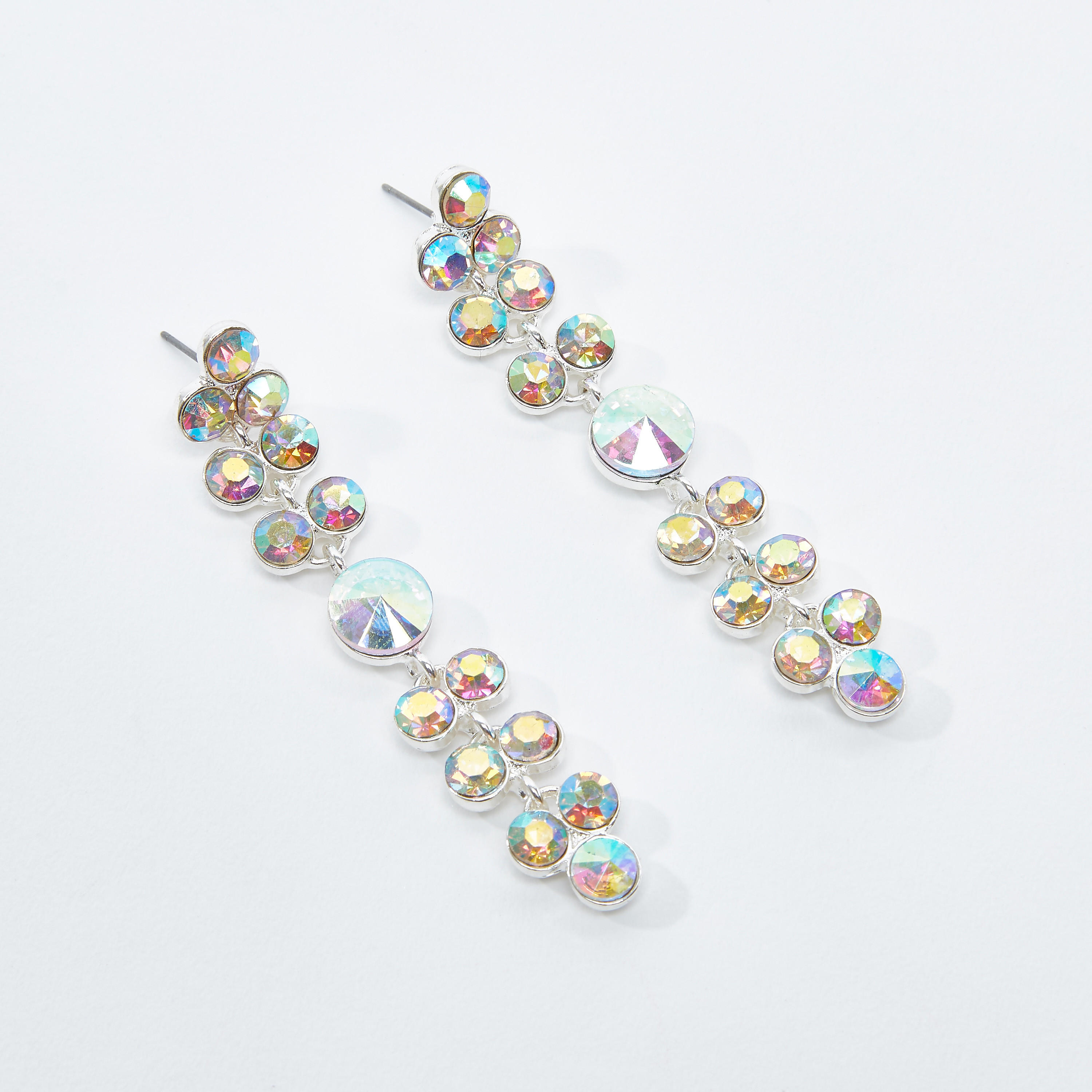 أقراط متدليّة مرصّعة بمكبس إغلاق-women-watchesandjewellery-jewellery-earrings-image-1
