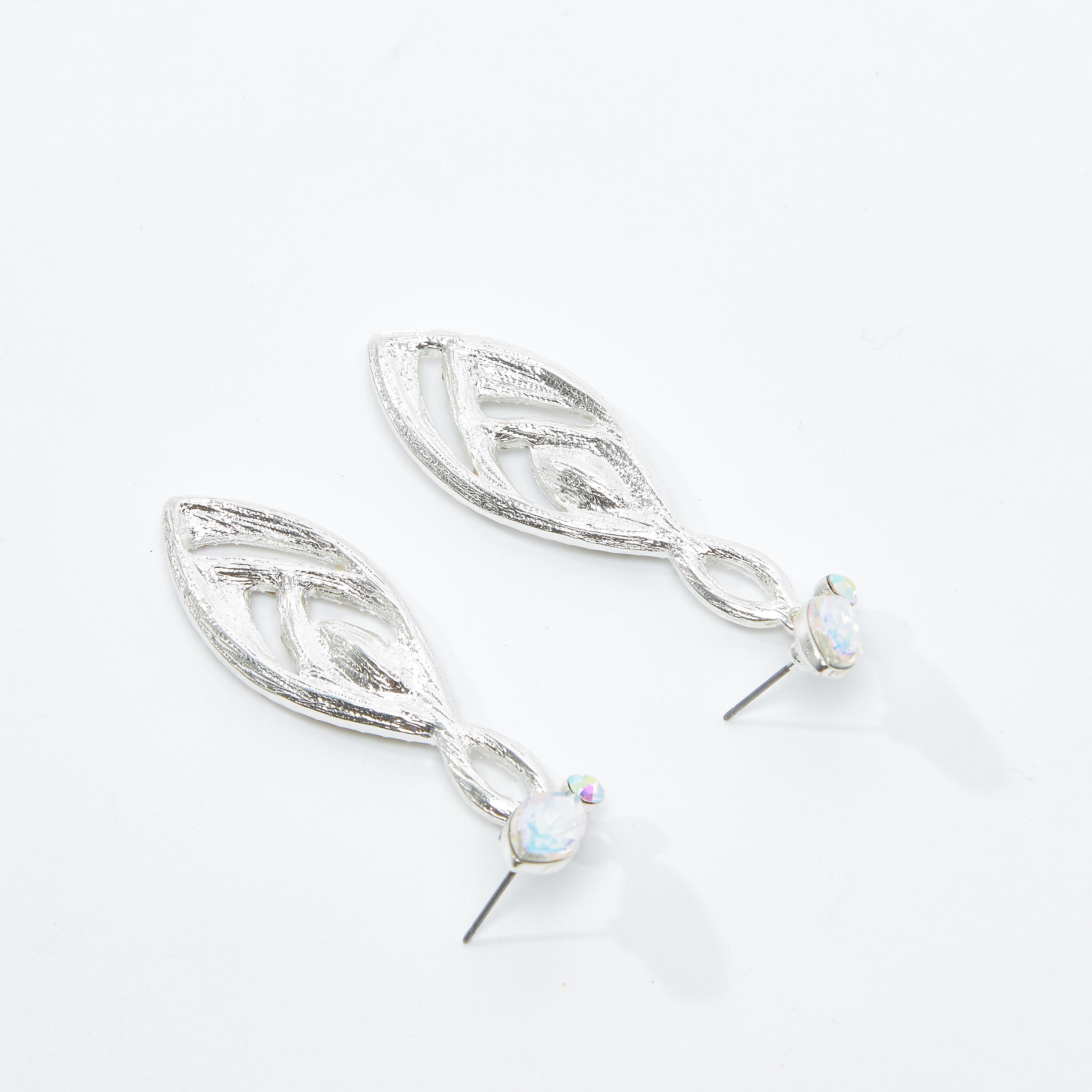 Studded Dangling Earrings with Pushback Closure-women-watchesandjewellery-jewellery-earrings-image-3