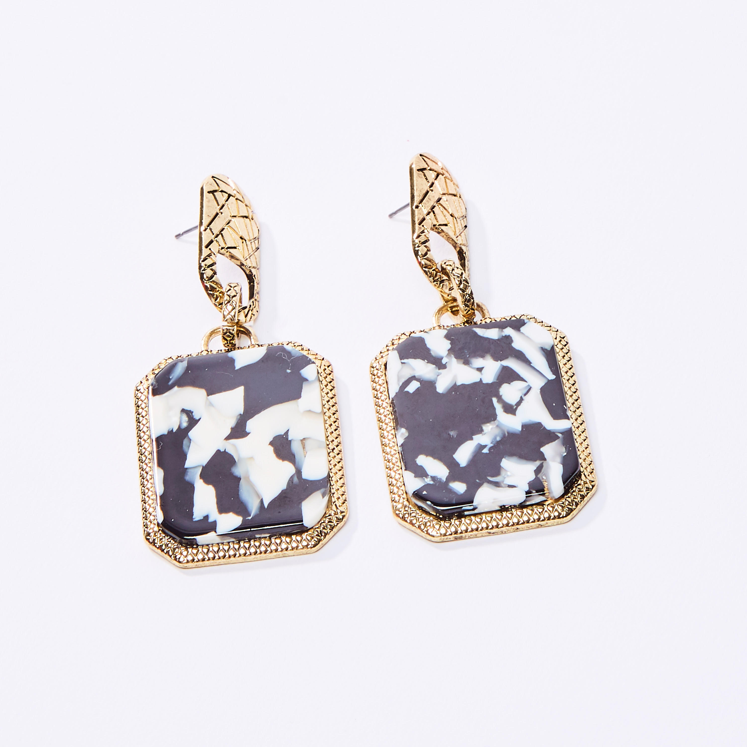 Embellished Dangling Earrings with Pushback Closure-women-watchesandjewellery-jewellery-earrings-image-1