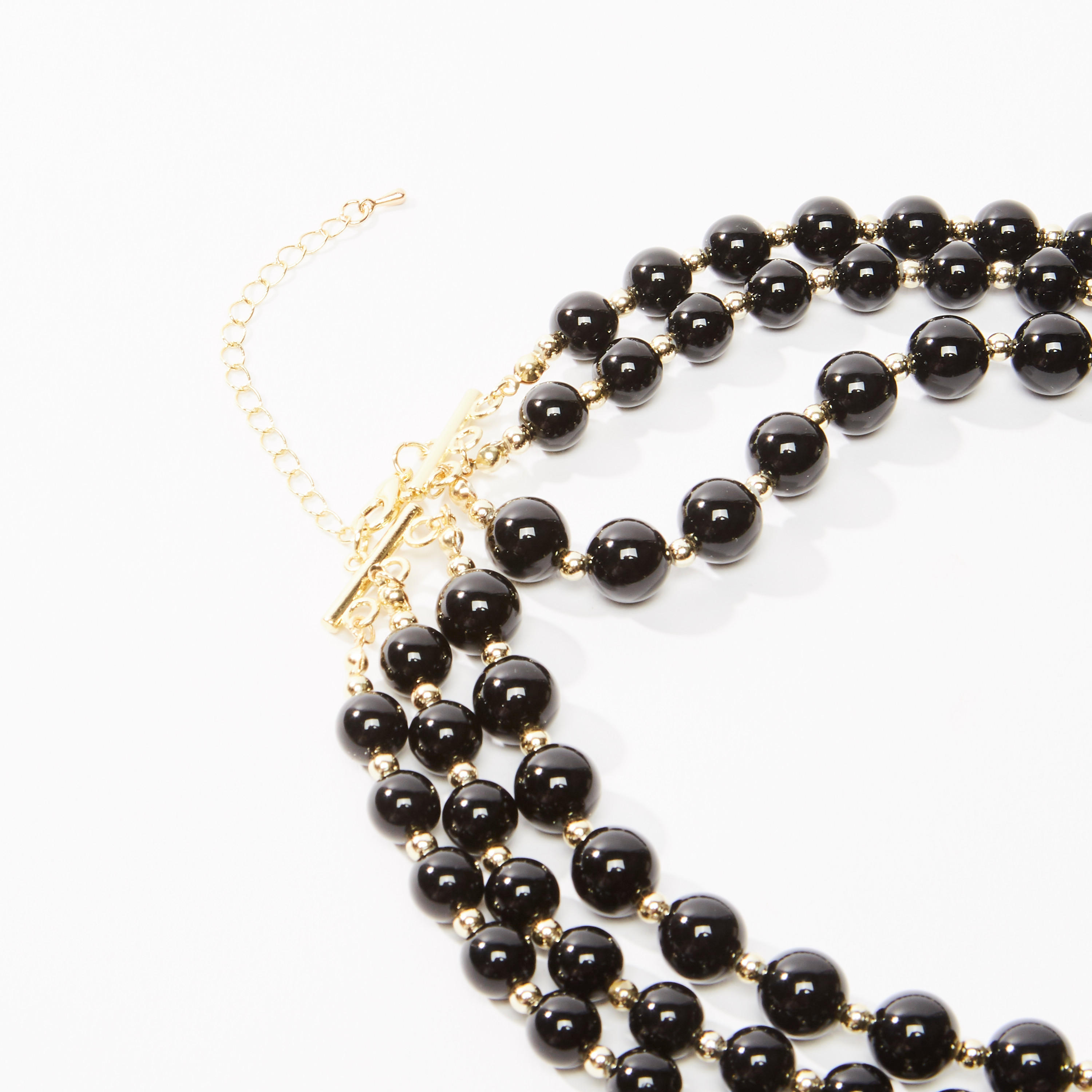 قلادة متعددة الطبقات مزينة بالخرز-women-watchesandjewellery-jewellery-necklacesandpendants-image-3