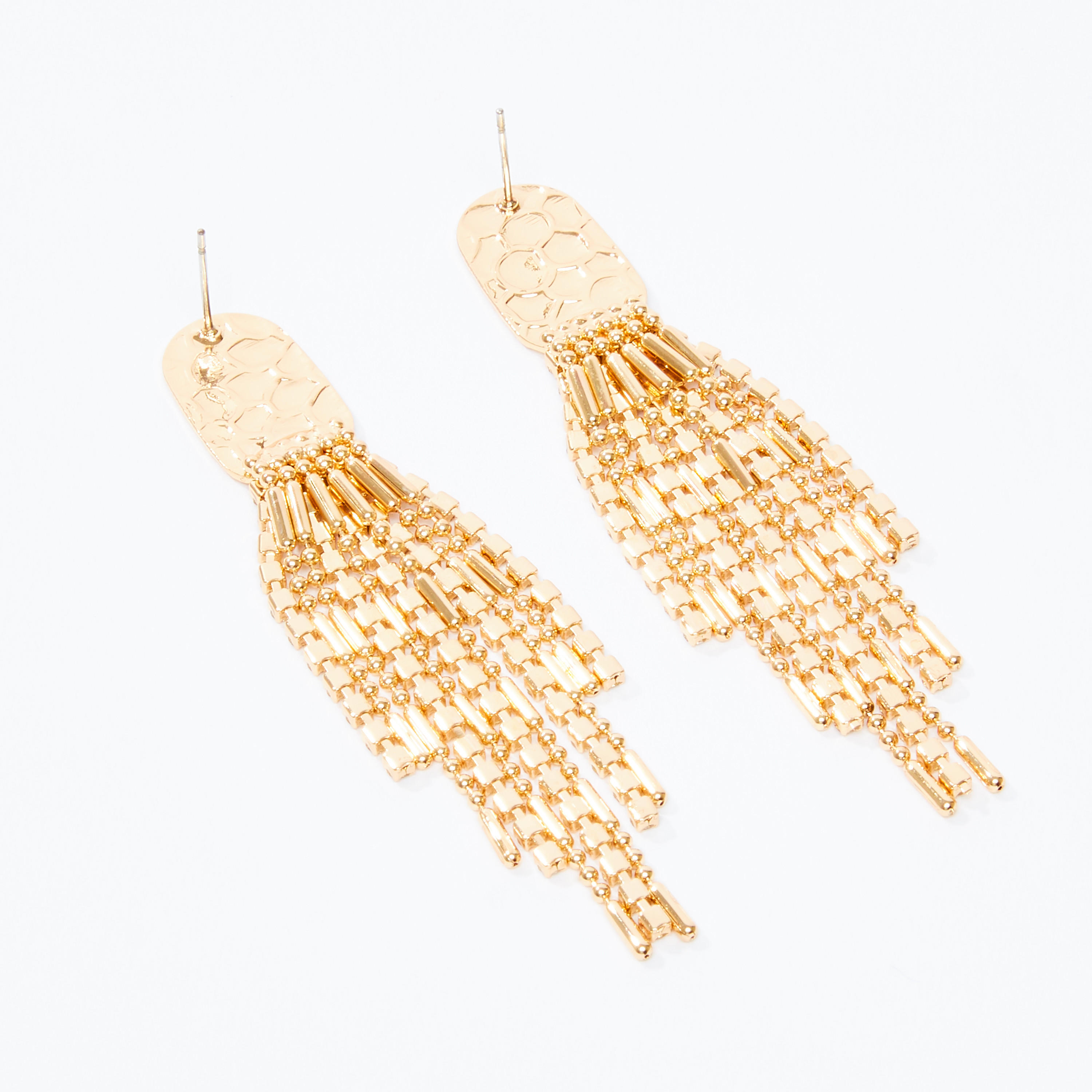 Studded Dangling Earrings with Pushback Closure-women-watchesandjewellery-jewellery-earrings-image-4