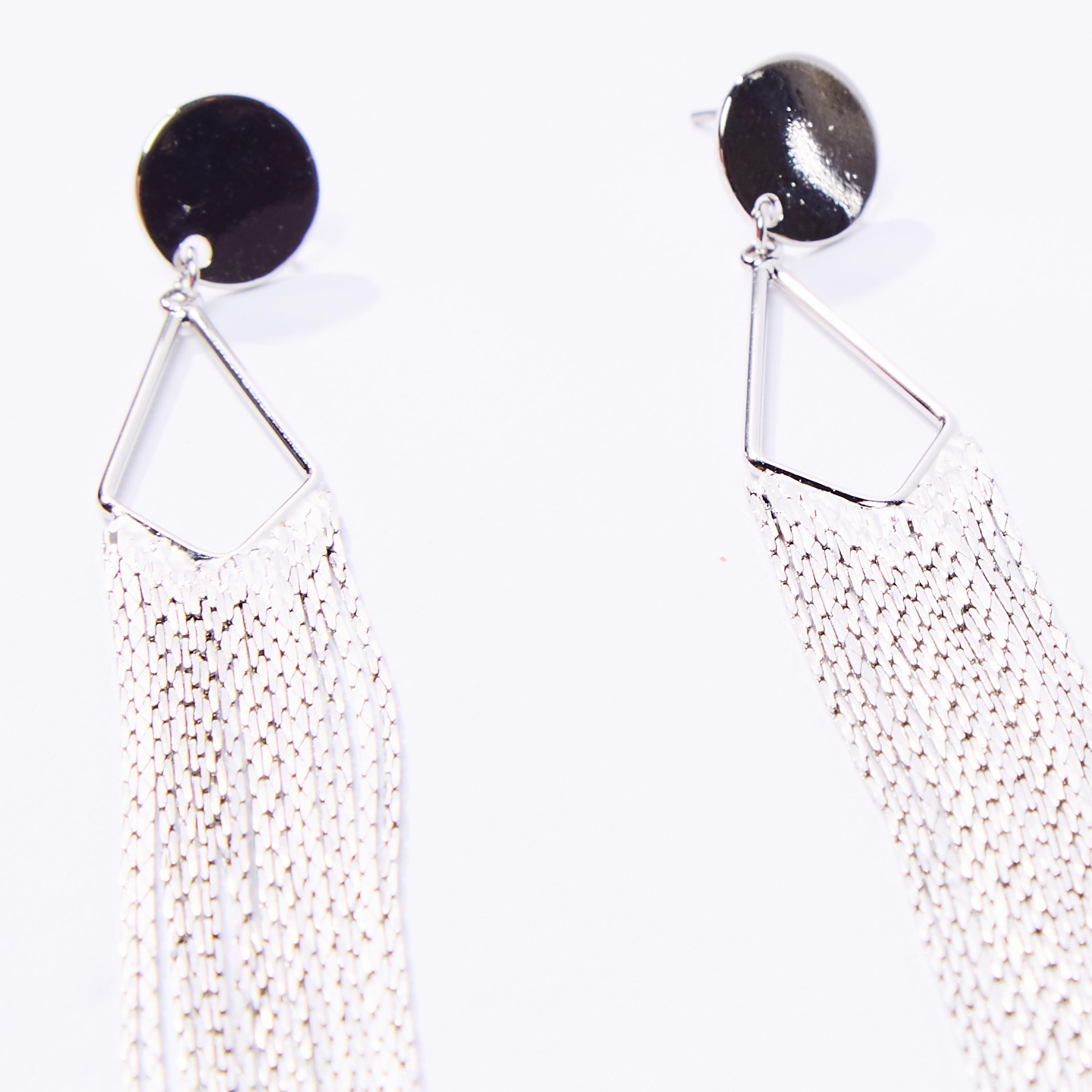 Embellished Dangling Earrings with Pushback Closure-women-watchesandjewellery-jewellery-earrings-image-3