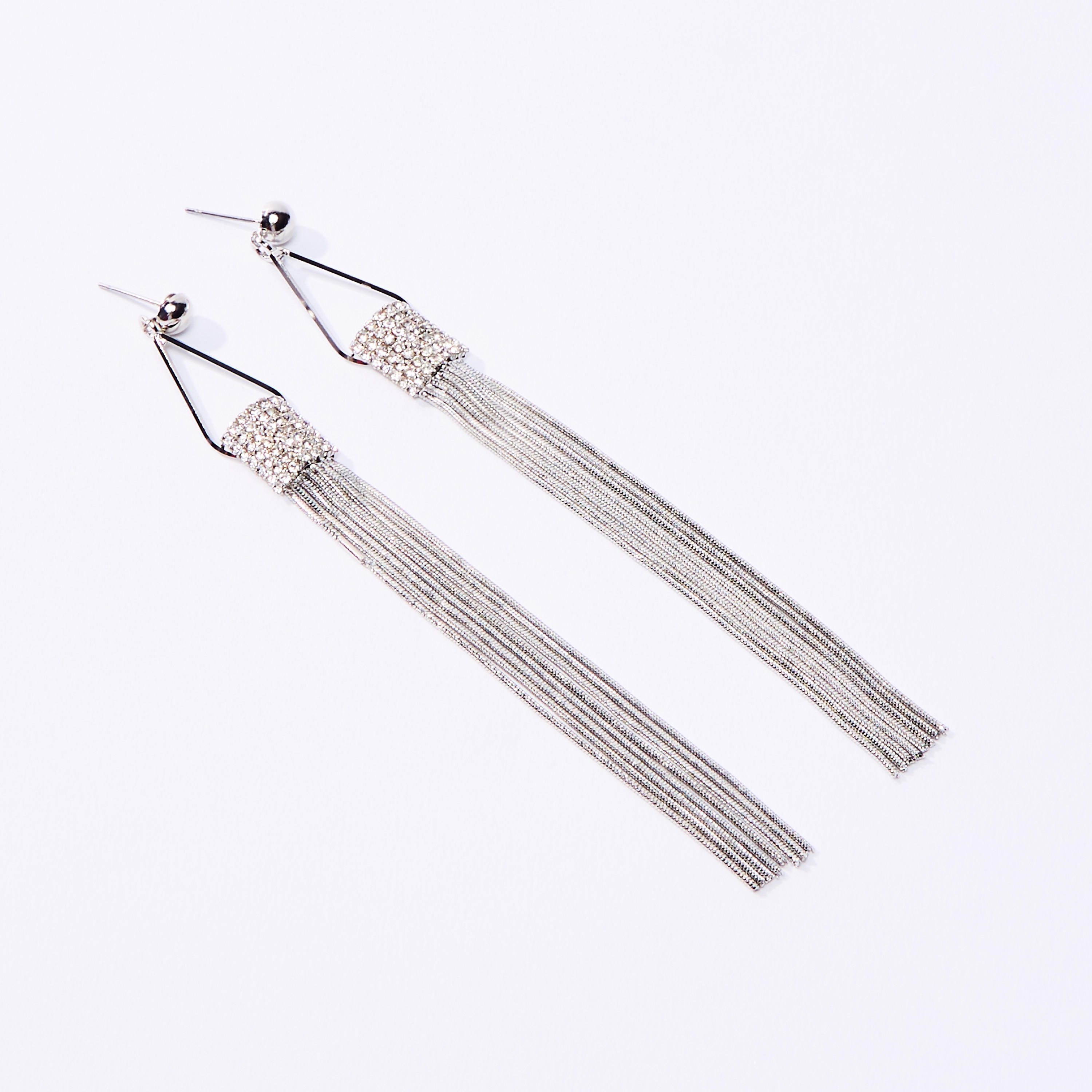 أقراط متدليّة مرصّعة بمكبس إغلاق-women-watchesandjewellery-jewellery-earrings-image-4