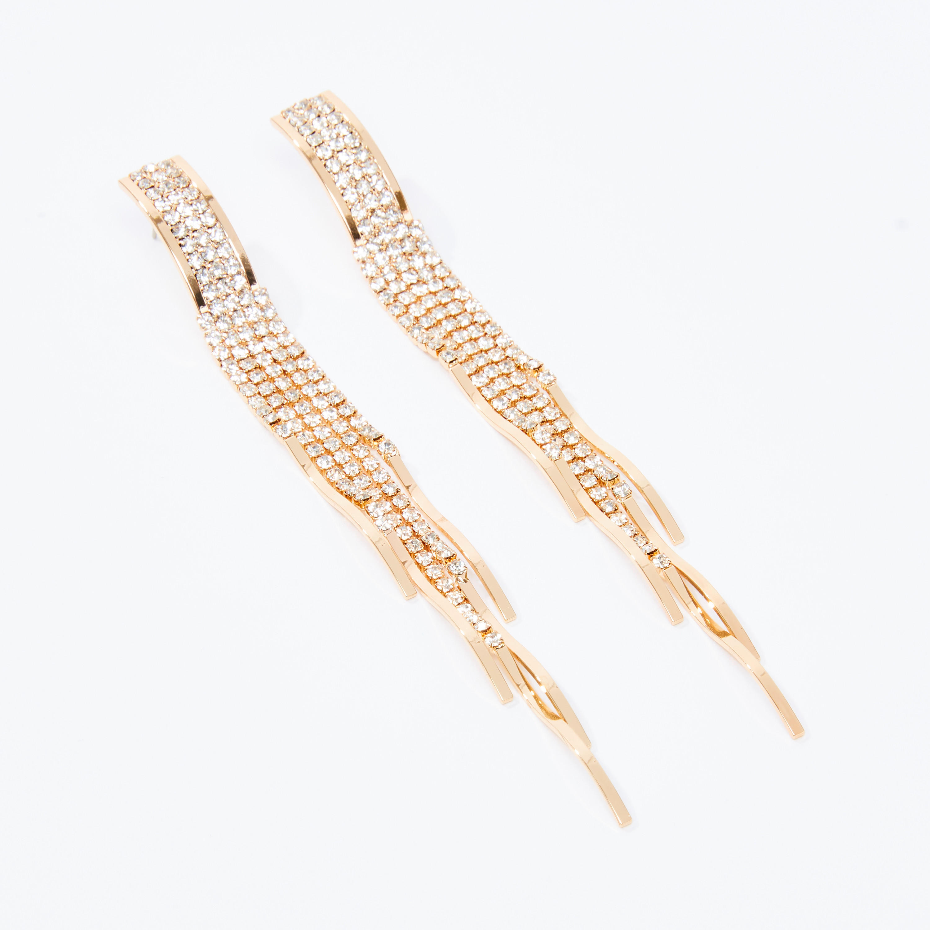 أقراط متدليّة مرصّعة بمكبس إغلاق-women-watchesandjewellery-jewellery-earrings-image-1