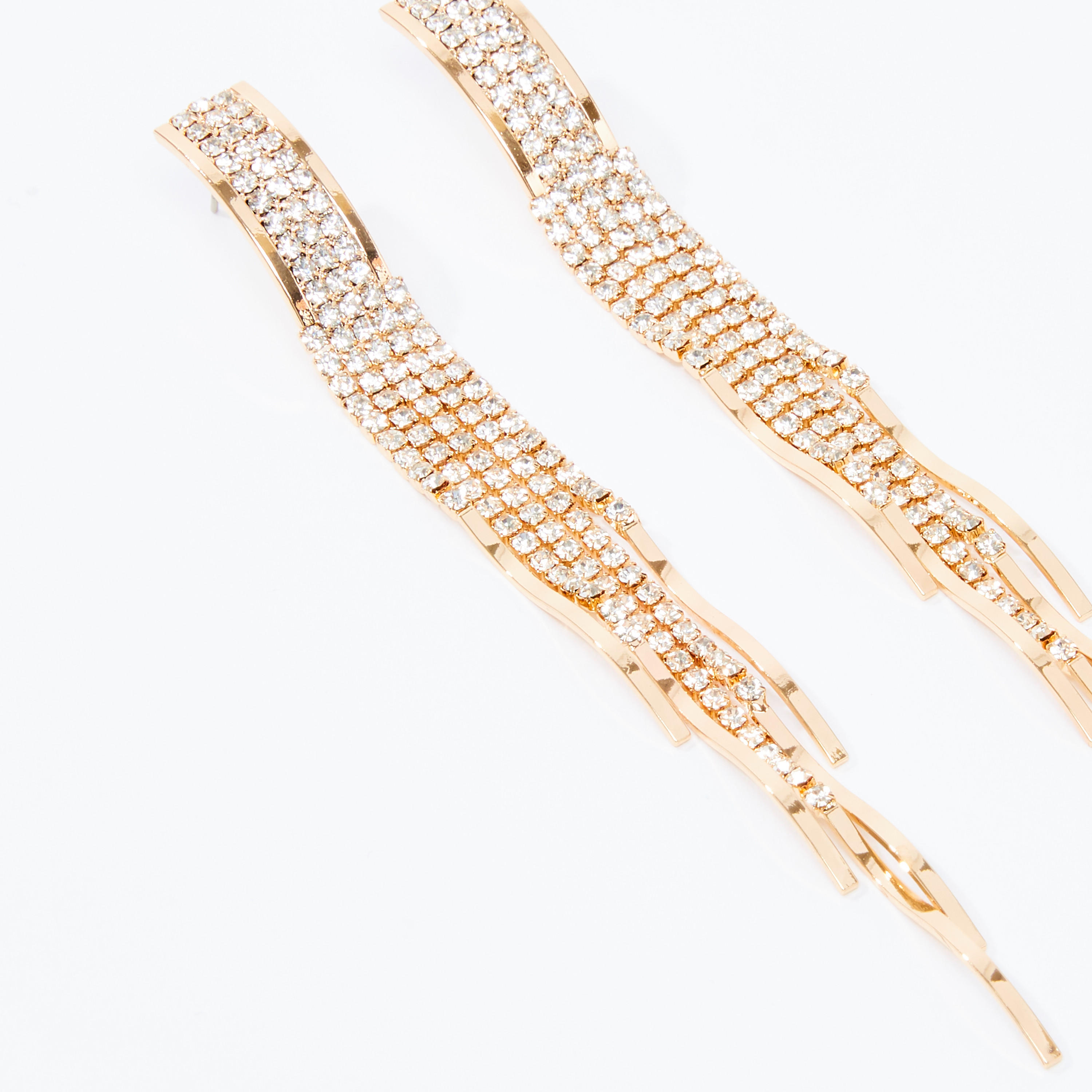 أقراط متدليّة مرصّعة بمكبس إغلاق-women-watchesandjewellery-jewellery-earrings-image-3