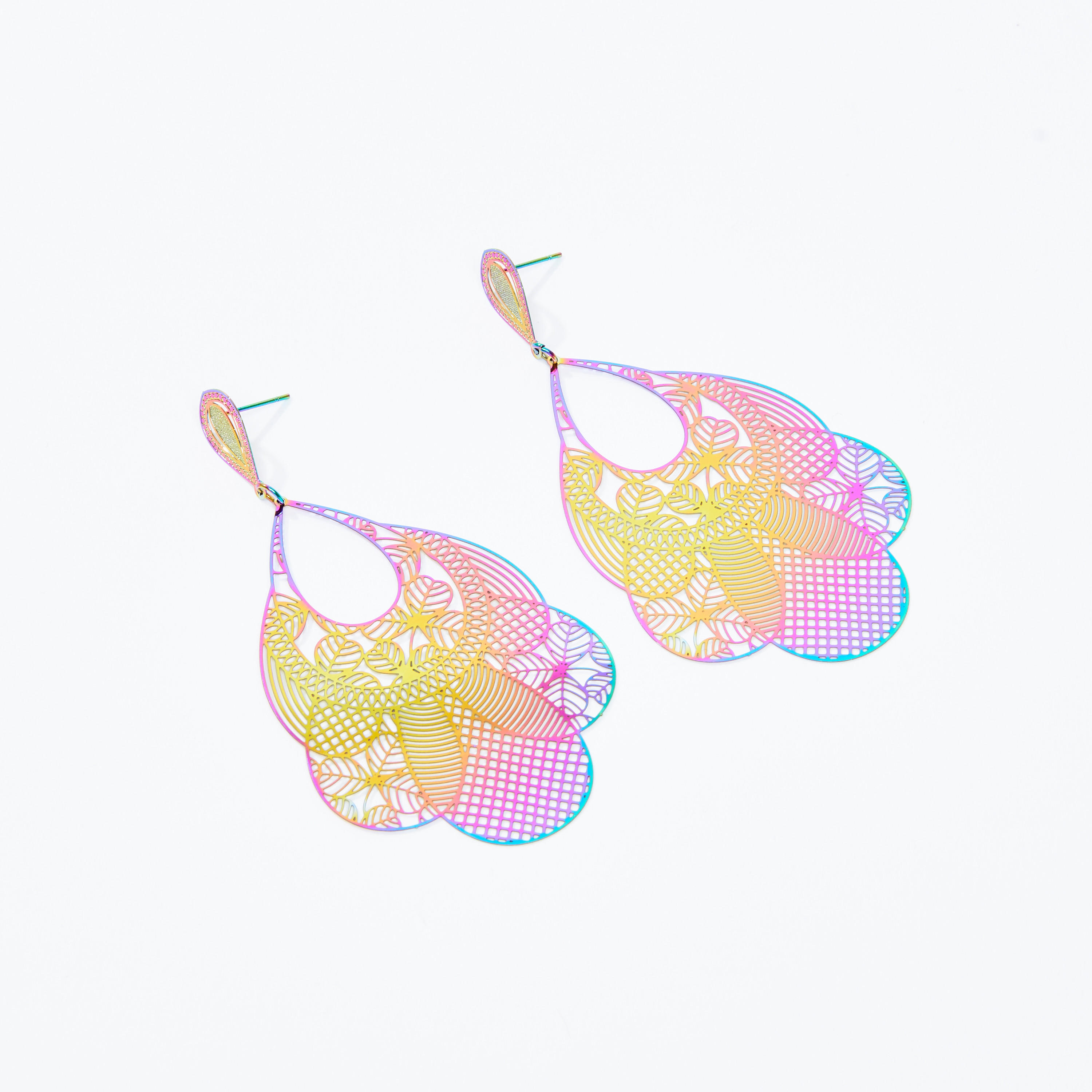 Dangling Earrings with Pushback Closure-women-watchesandjewellery-jewellery-earrings-image-1
