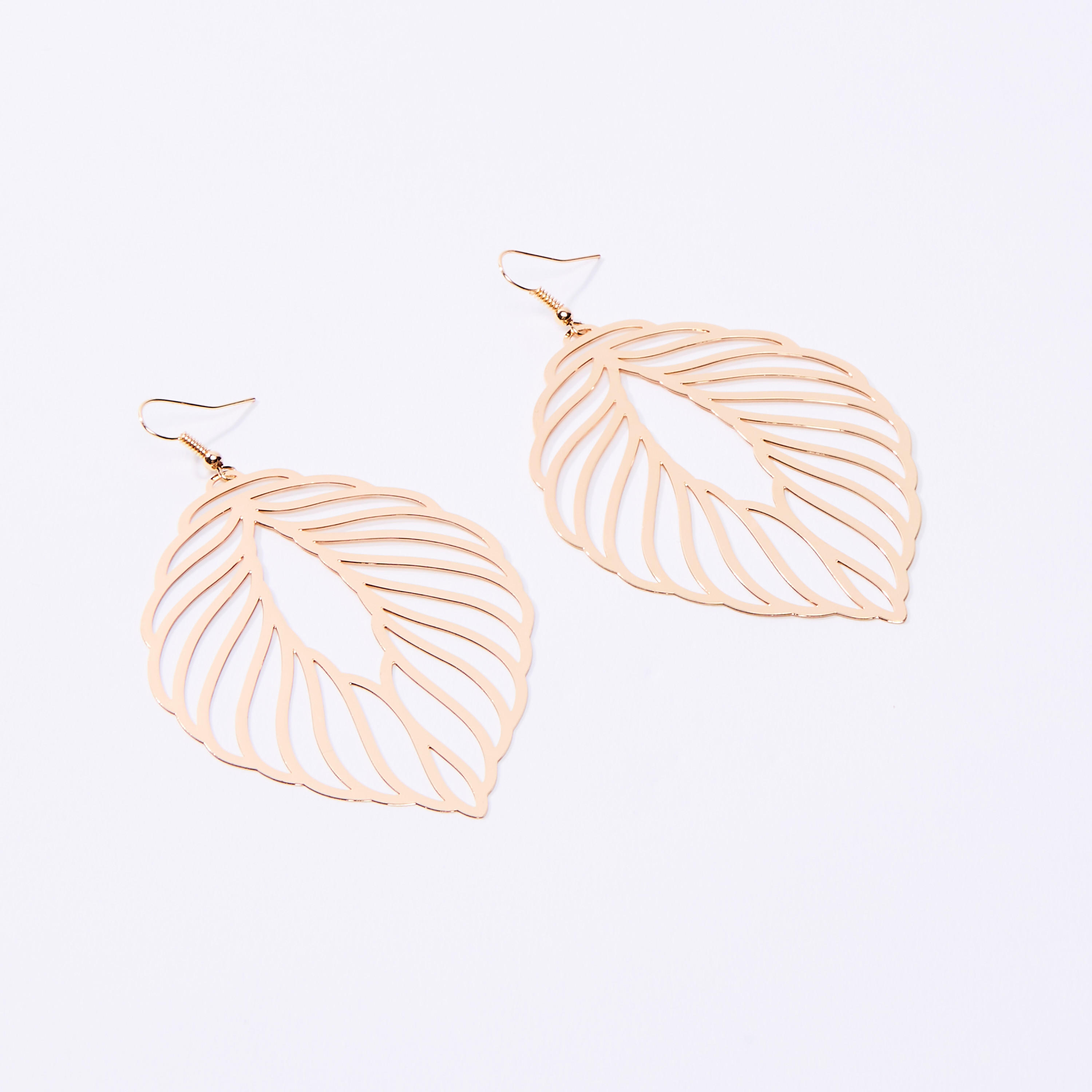 أقراط بدلّاية ميتاليك وخطاف إغلاق-women-watchesandjewellery-jewellery-earrings-image-4