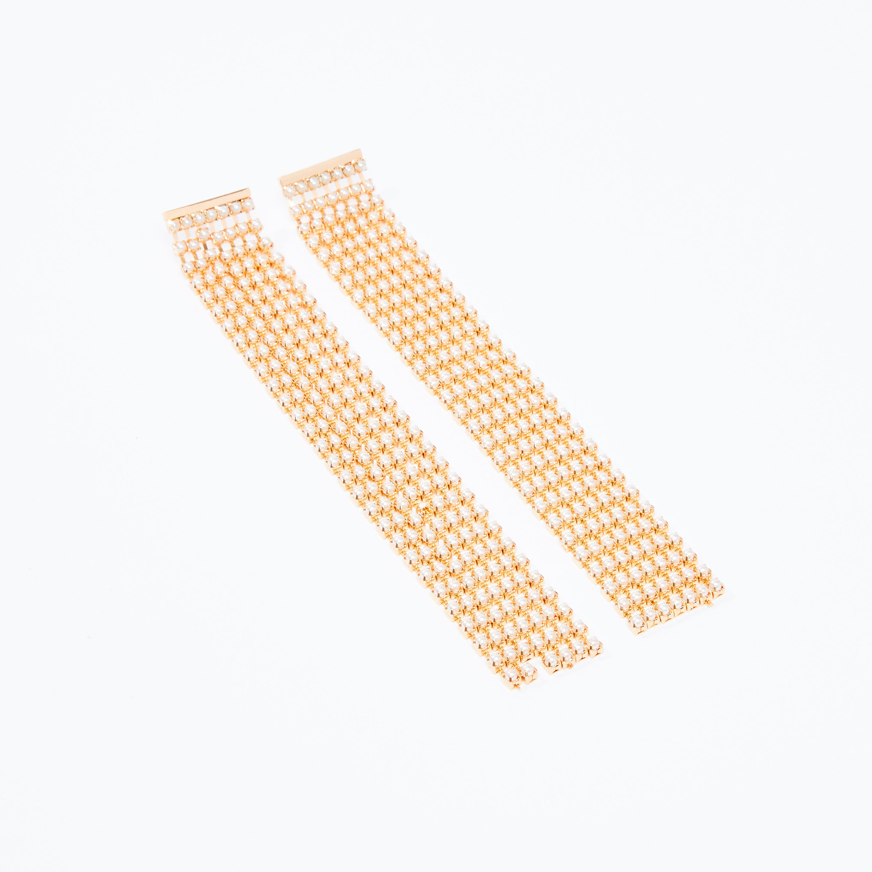 Studded Dangling Earrings with Pushback Closure-women-watchesandjewellery-jewellery-earrings-image-1