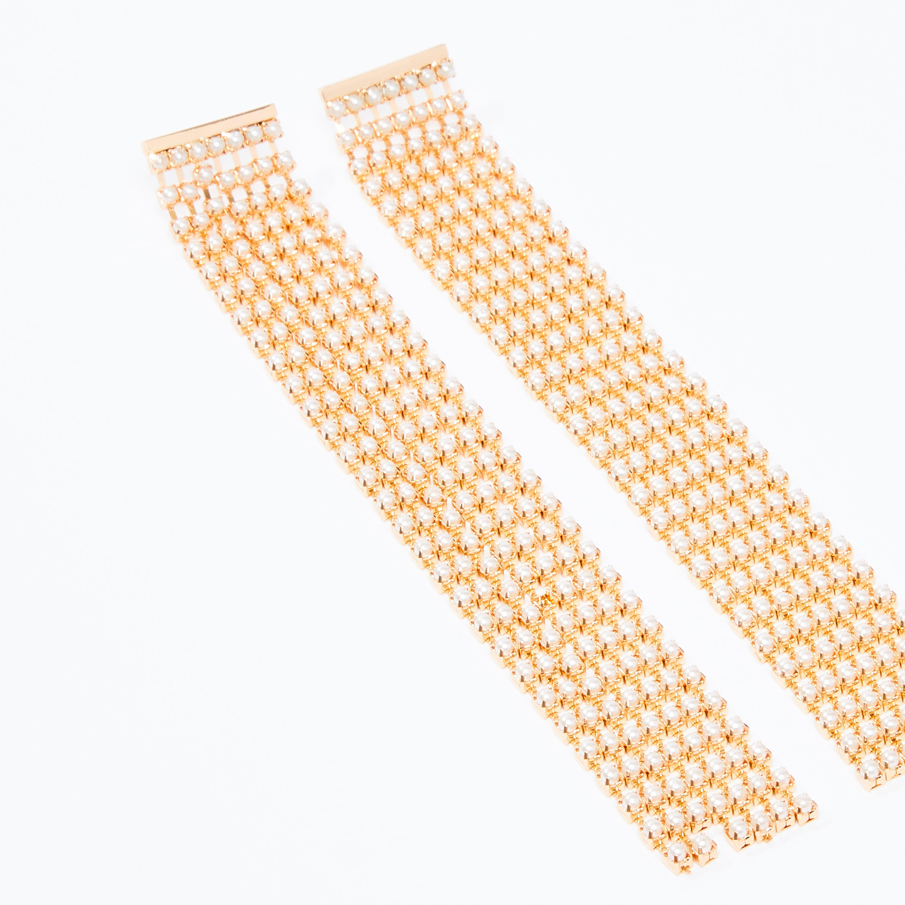 Studded Dangling Earrings with Pushback Closure-women-watchesandjewellery-jewellery-earrings-image-3