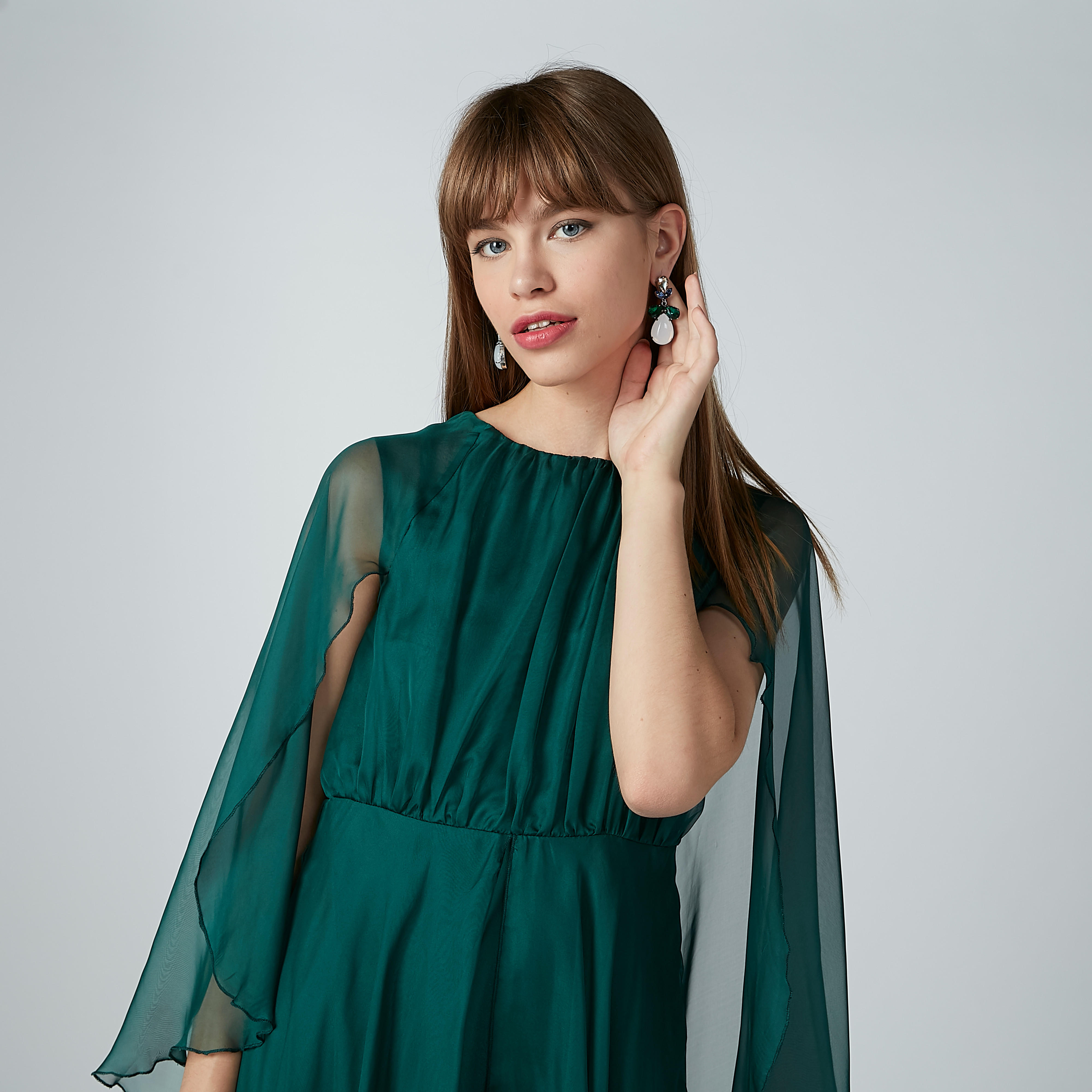 أقراط بدلّاية مزينة بمكبس إغلاق-women-watchesandjewellery-jewellery-earrings-image-2