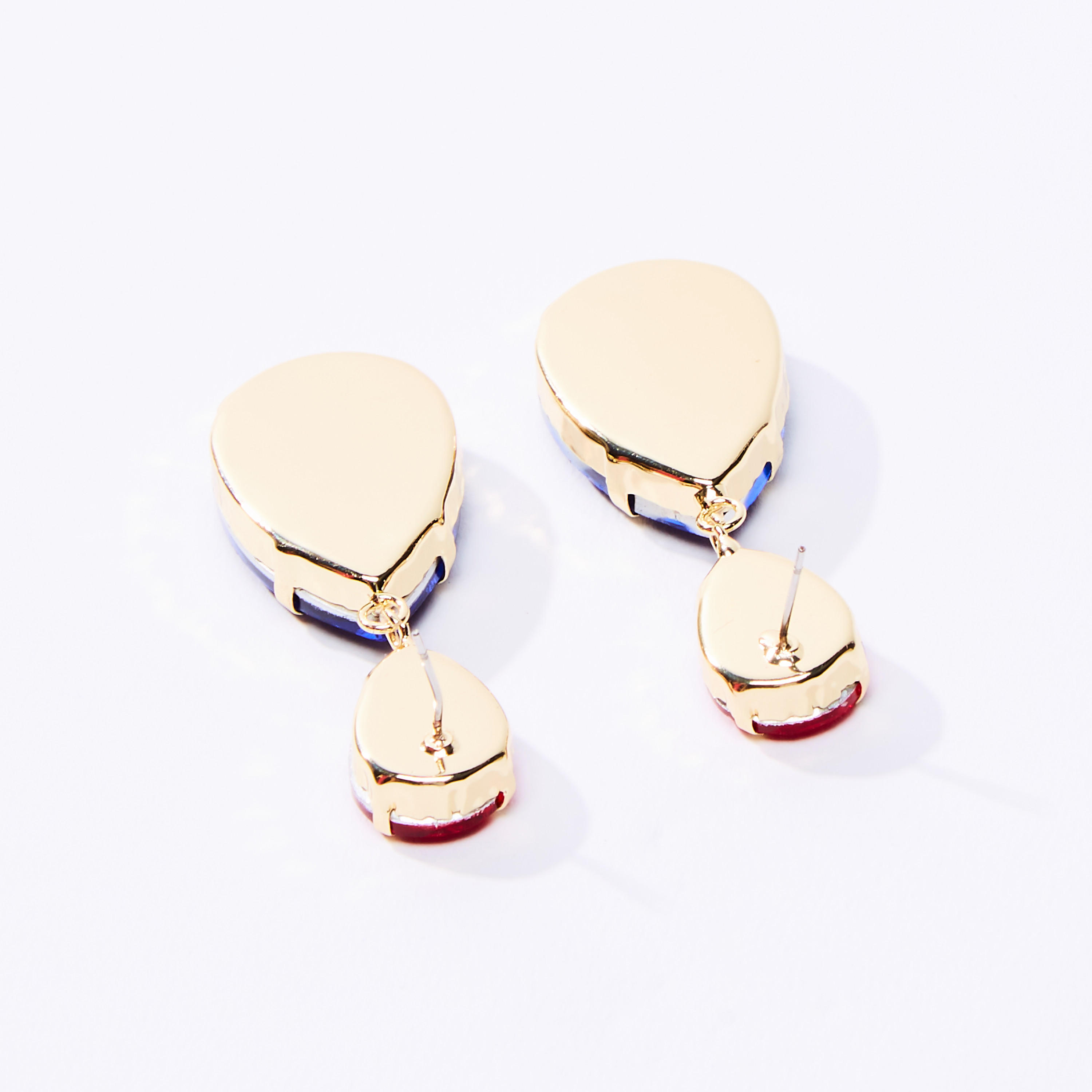 Studded Dangling Earrings with Pushback Closure-women-watchesandjewellery-jewellery-earrings-image-4