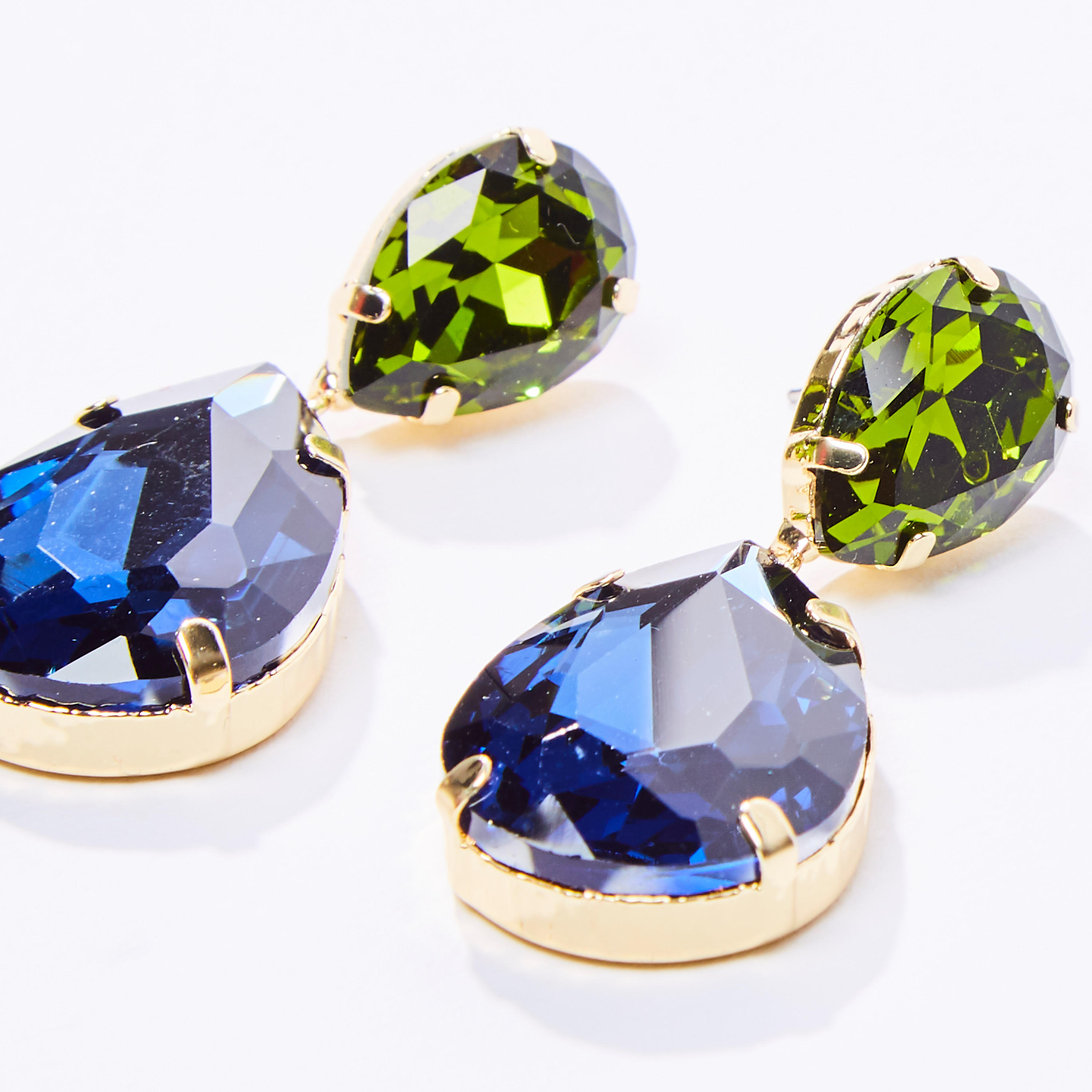 Studded Dangling Earrings with Pushback Closure-women-watchesandjewellery-jewellery-earrings-image-3